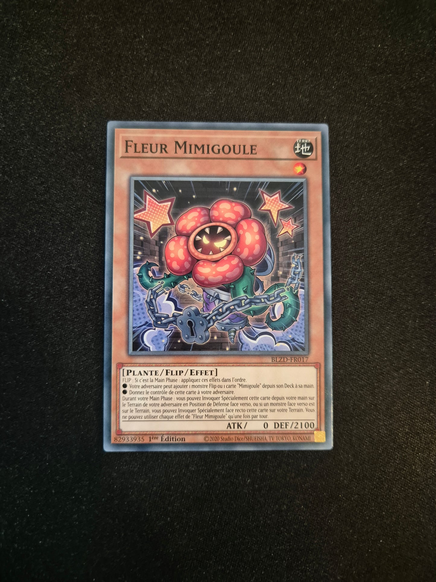 Carte Yu-Gi-Oh! Fleur Mimigoule BLZD-FR017