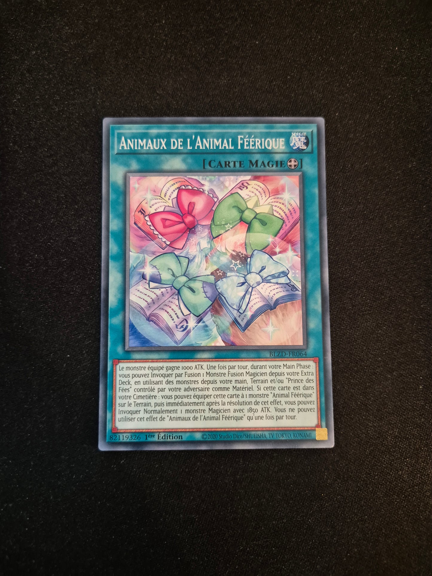 Carte Yu-Gi-Oh! Animaux de l'Animal Féérique BLZD-FR064