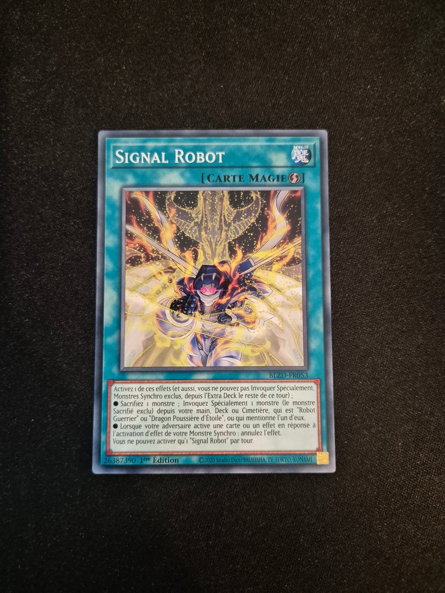 Carte Yu-Gi-Oh! Signal Robot BLZD-FR053