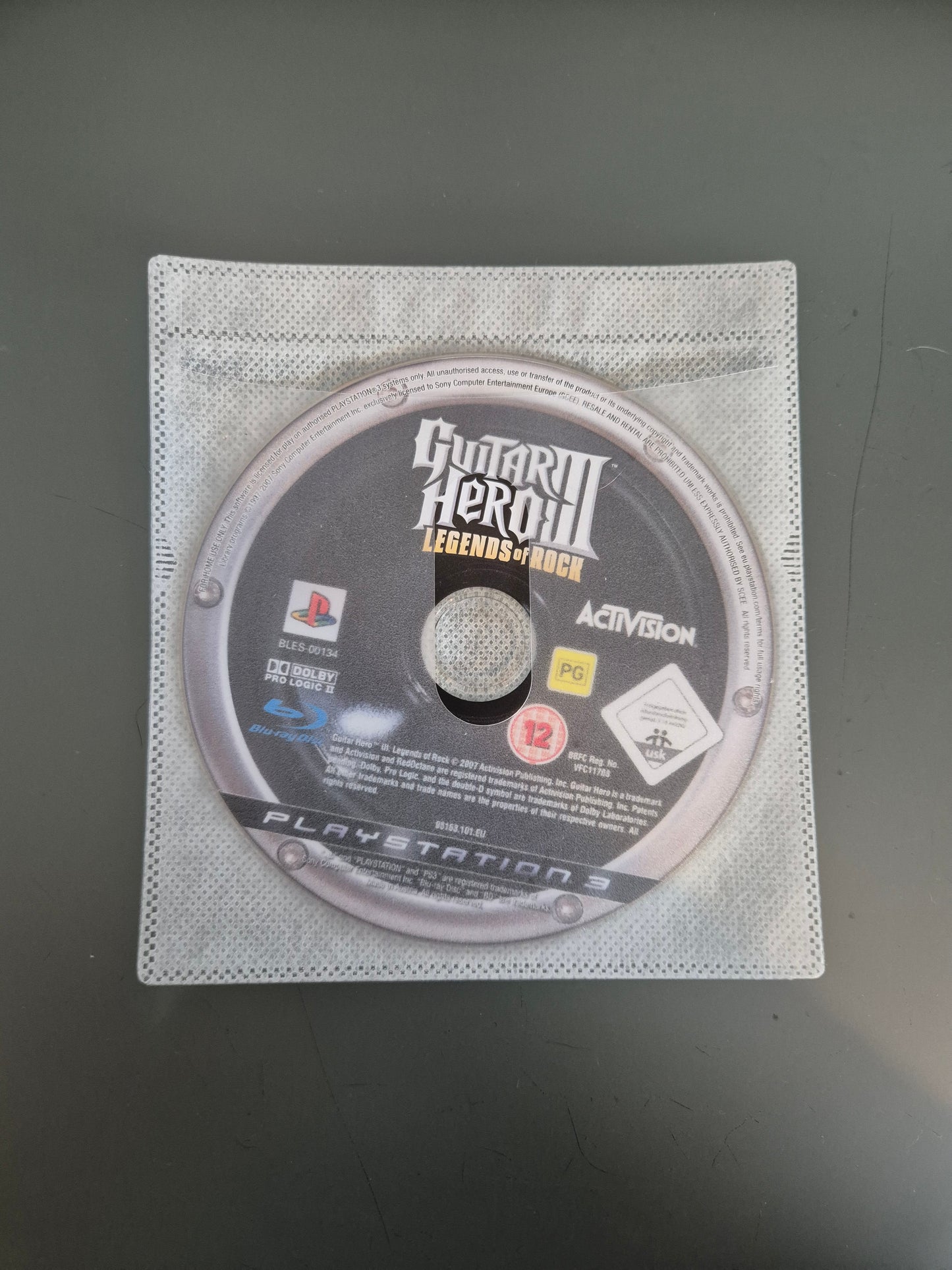 Guitar Hero III 3 Legends of Rock Playstation 3 PS3 - Occasion