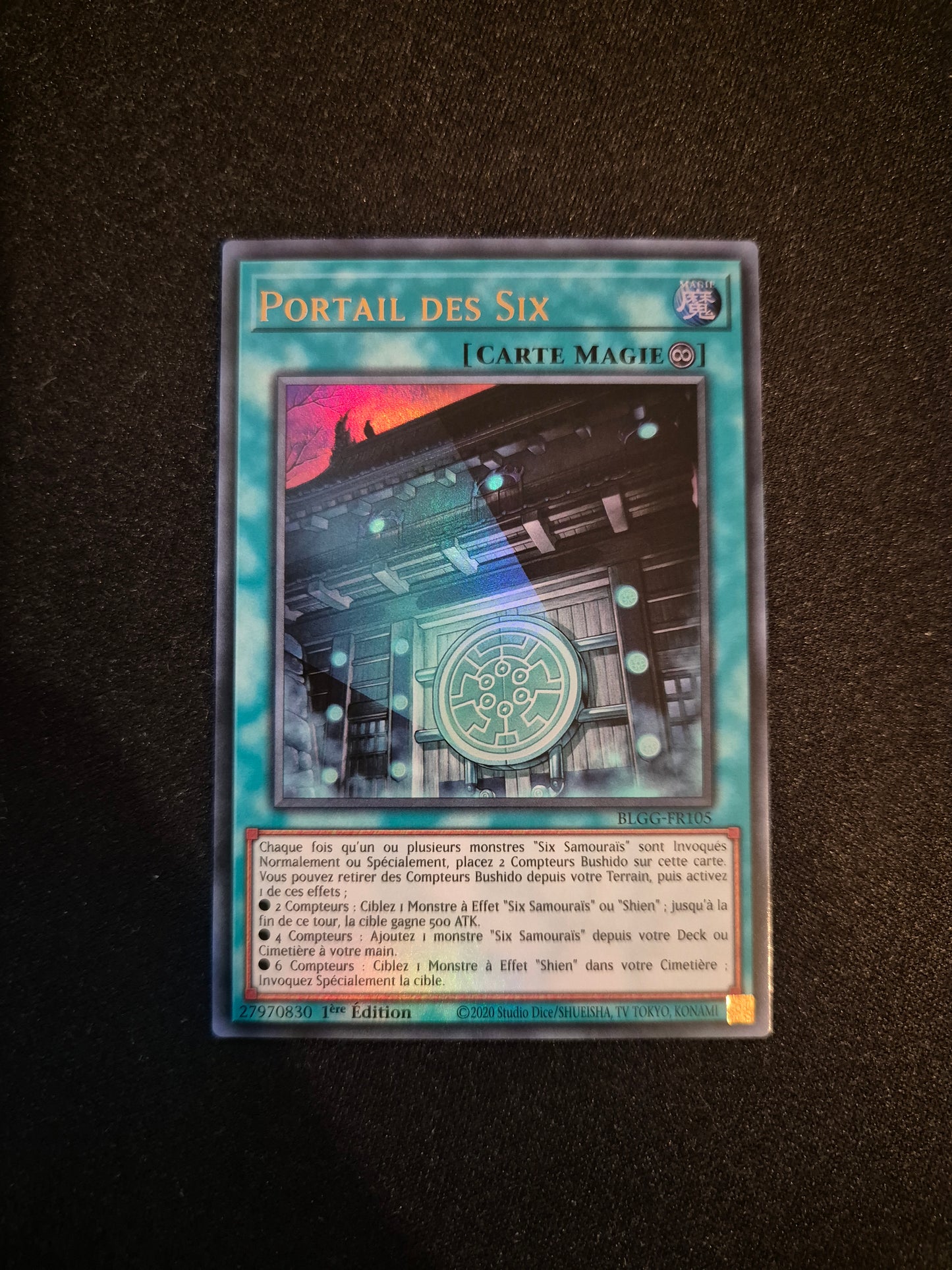 Carte Yu-Gi-Oh! Portail des Six Ultra Rare BLGG-FR105