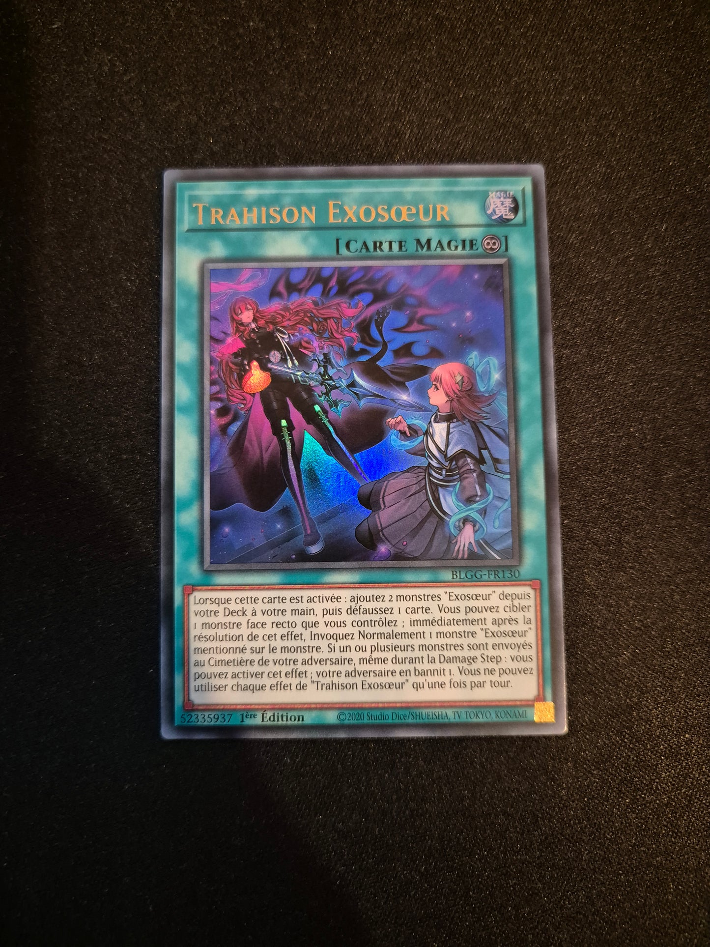 Carte Yu-Gi-Oh! Trahison Exosoeur Ultra Rare BLGG-FR130