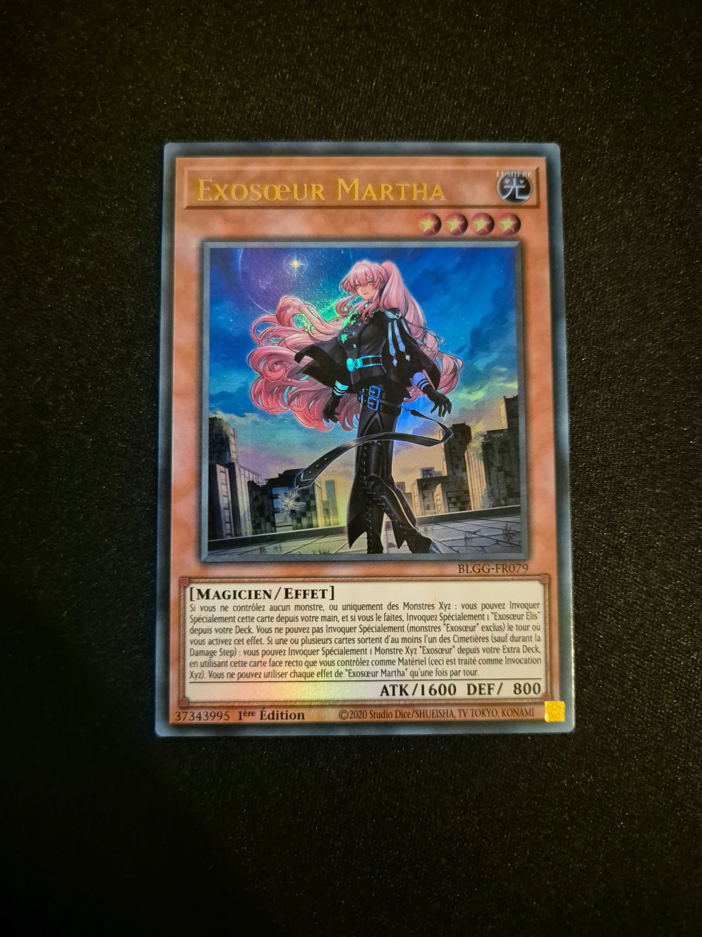 Carte Yu-Gi-Oh! Exosoeur Martha Ultra Rare BLGG-FR079