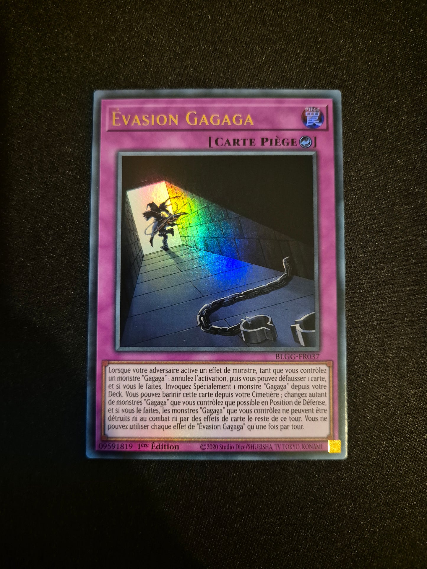 Carte Yu-Gi-Oh! Evasion Gagaga Ultra Rare BLGG-FR037