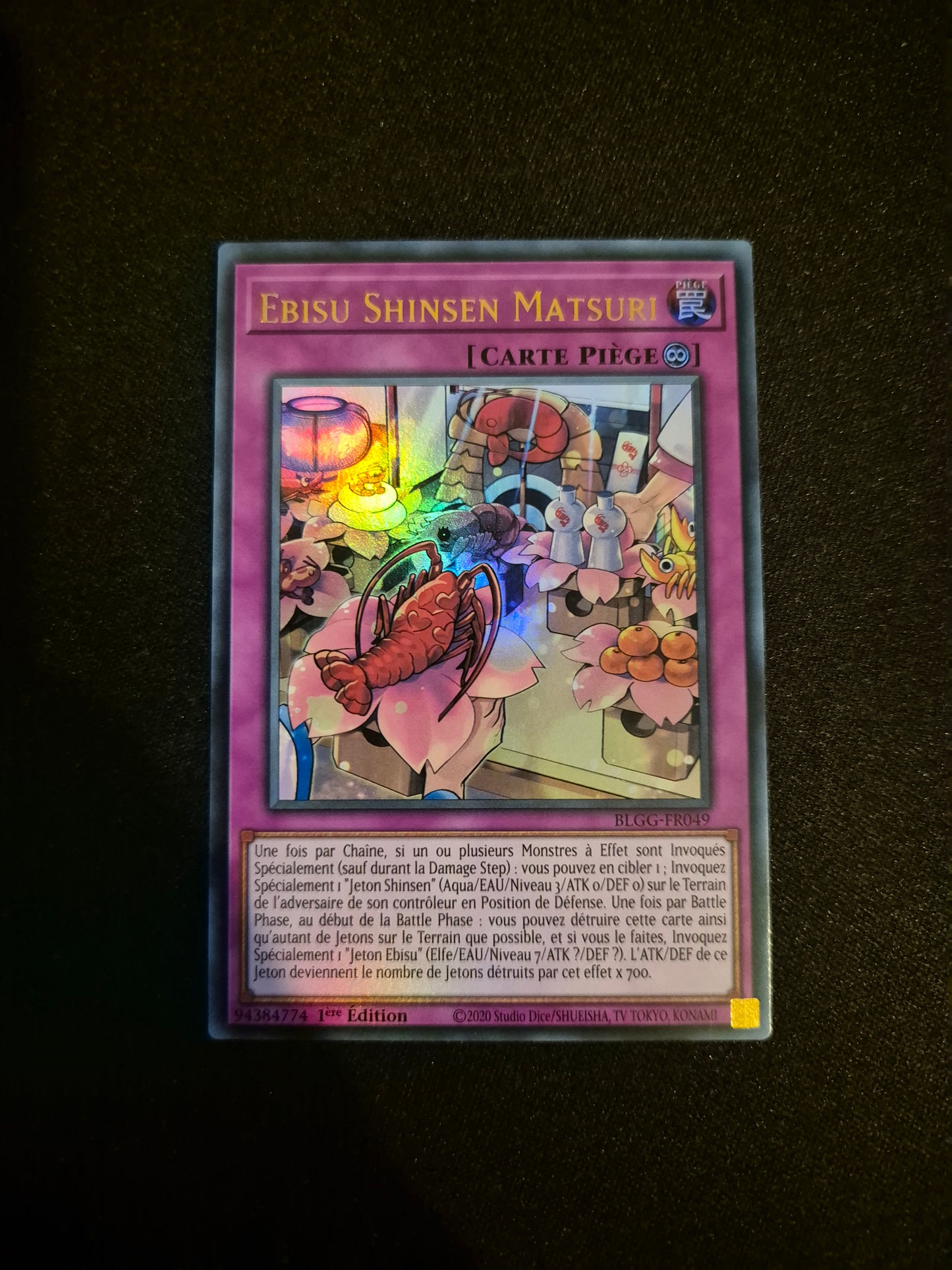 Carte Yu-Gi-Oh! Ebisu Shinsen Matsuri Ultra Rare BLGG-FR049