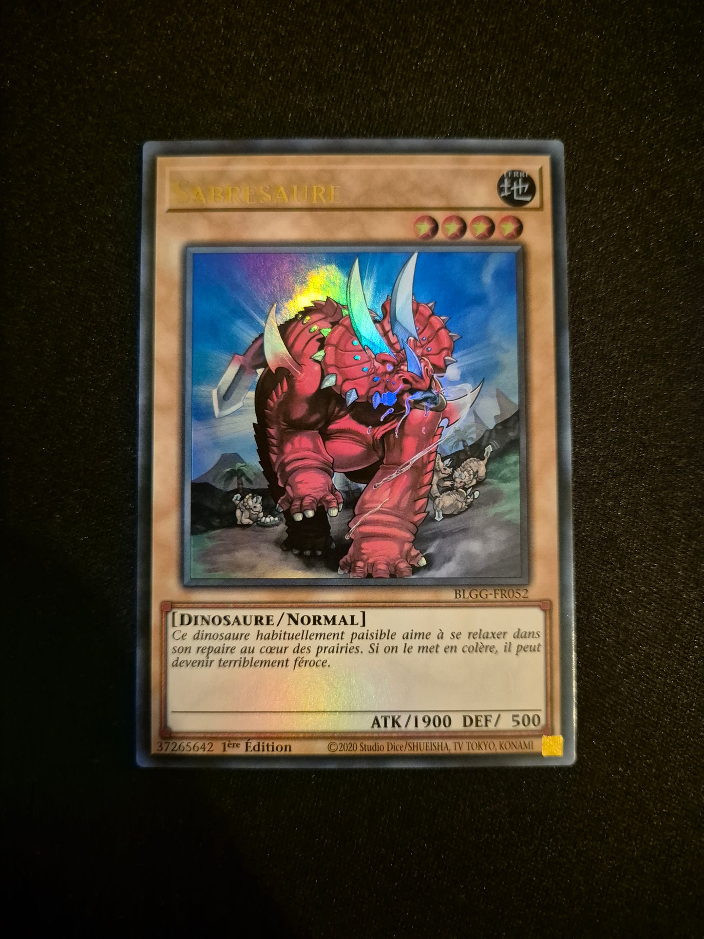 Carte Yu-Gi-Oh! Sabresaure Ultra Rare BLGG-FR052