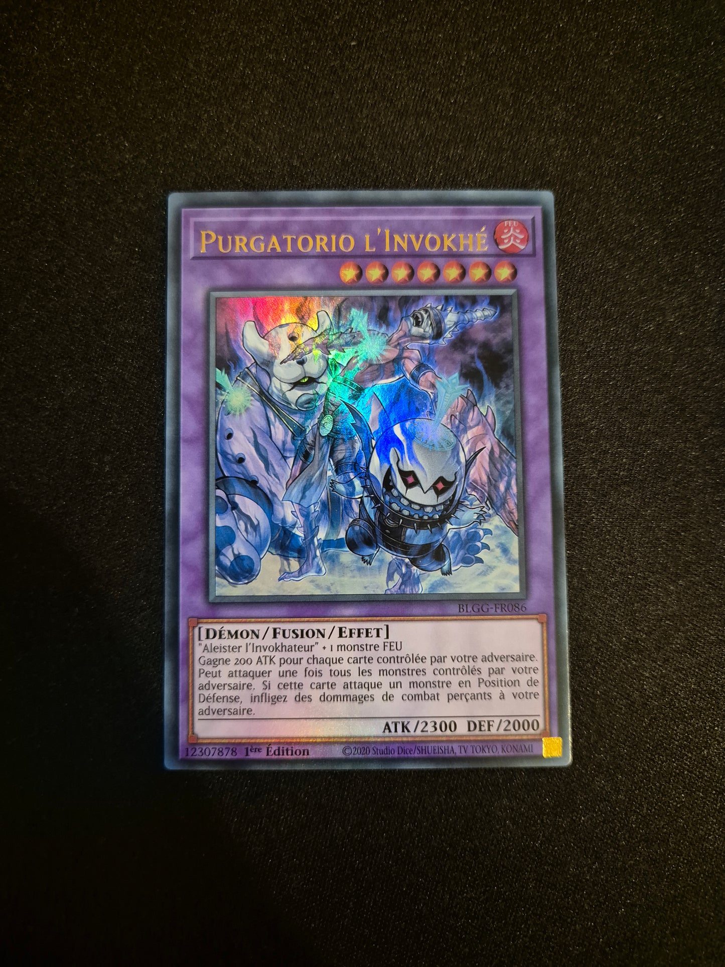 Carte Yu-Gi-Oh! Purgatorio l'Invokhé Ultra Rare BLGG-FR086