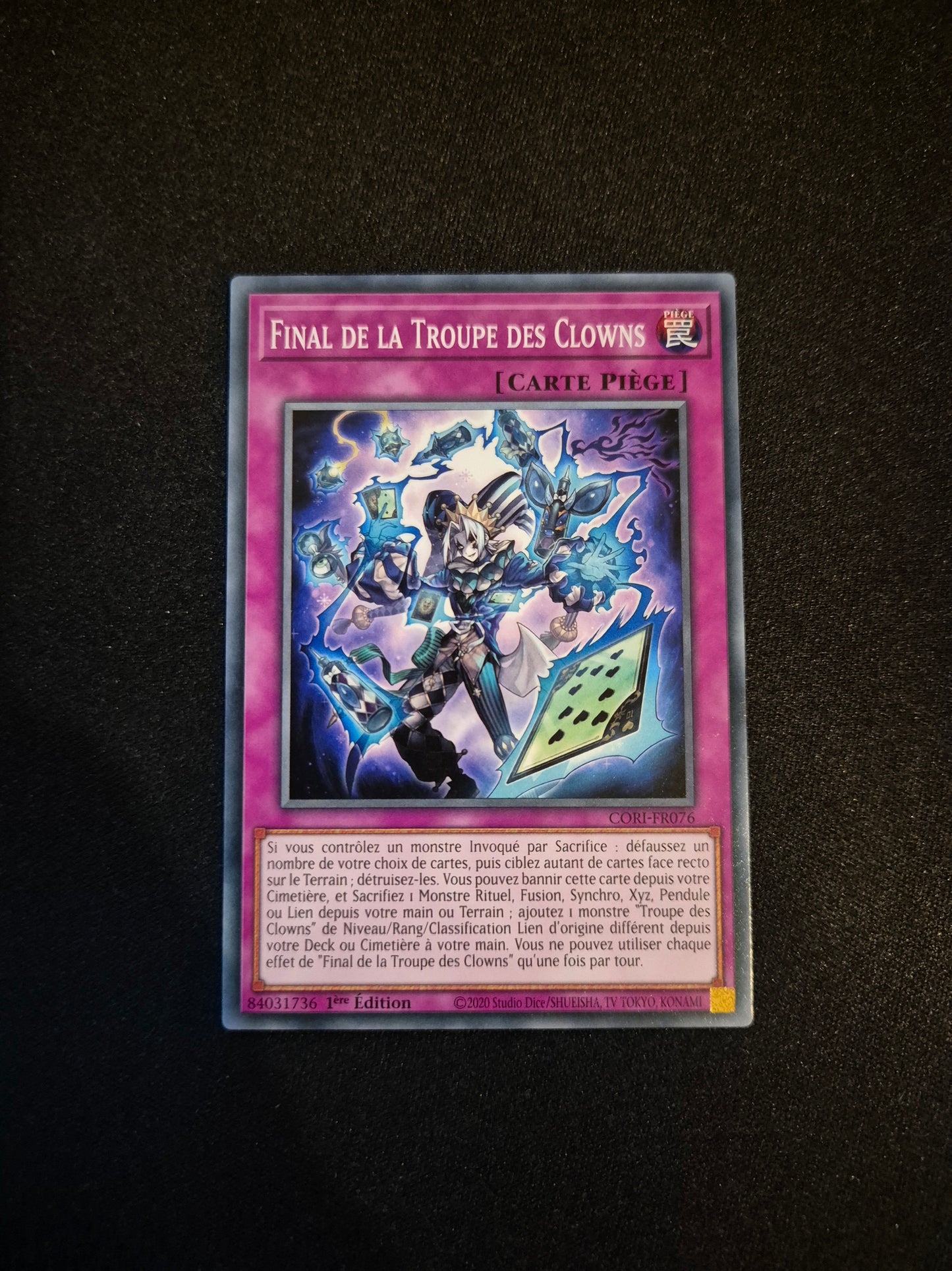 Carte Yu-Gi-Oh! Final de la Troupe des Clowns CORI-FR076