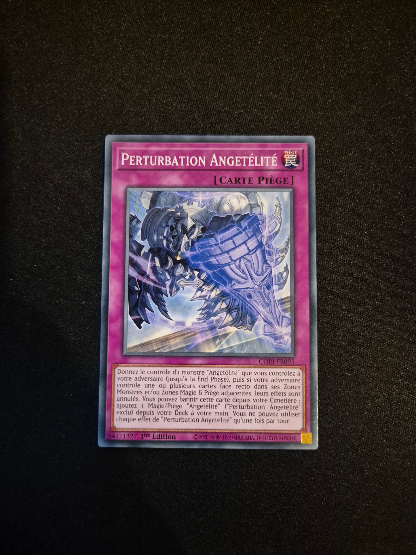 Carte Yu-Gi-Oh! Perturbation Angetélité CORI-FR095