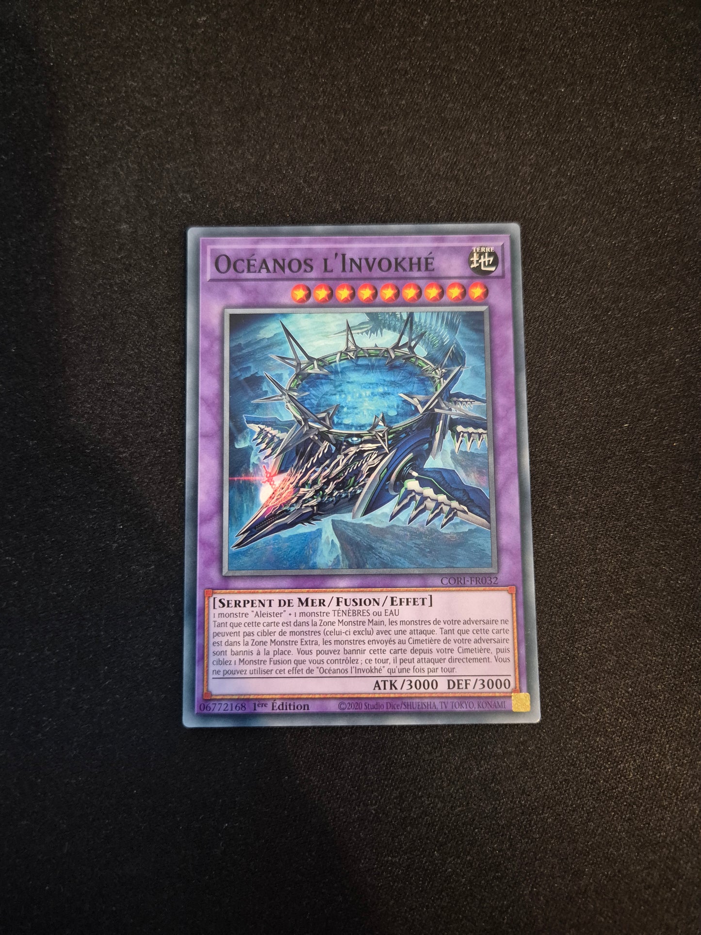 Carte Yu-Gi-Oh! Oceanos l'invokhé CORI-FR032