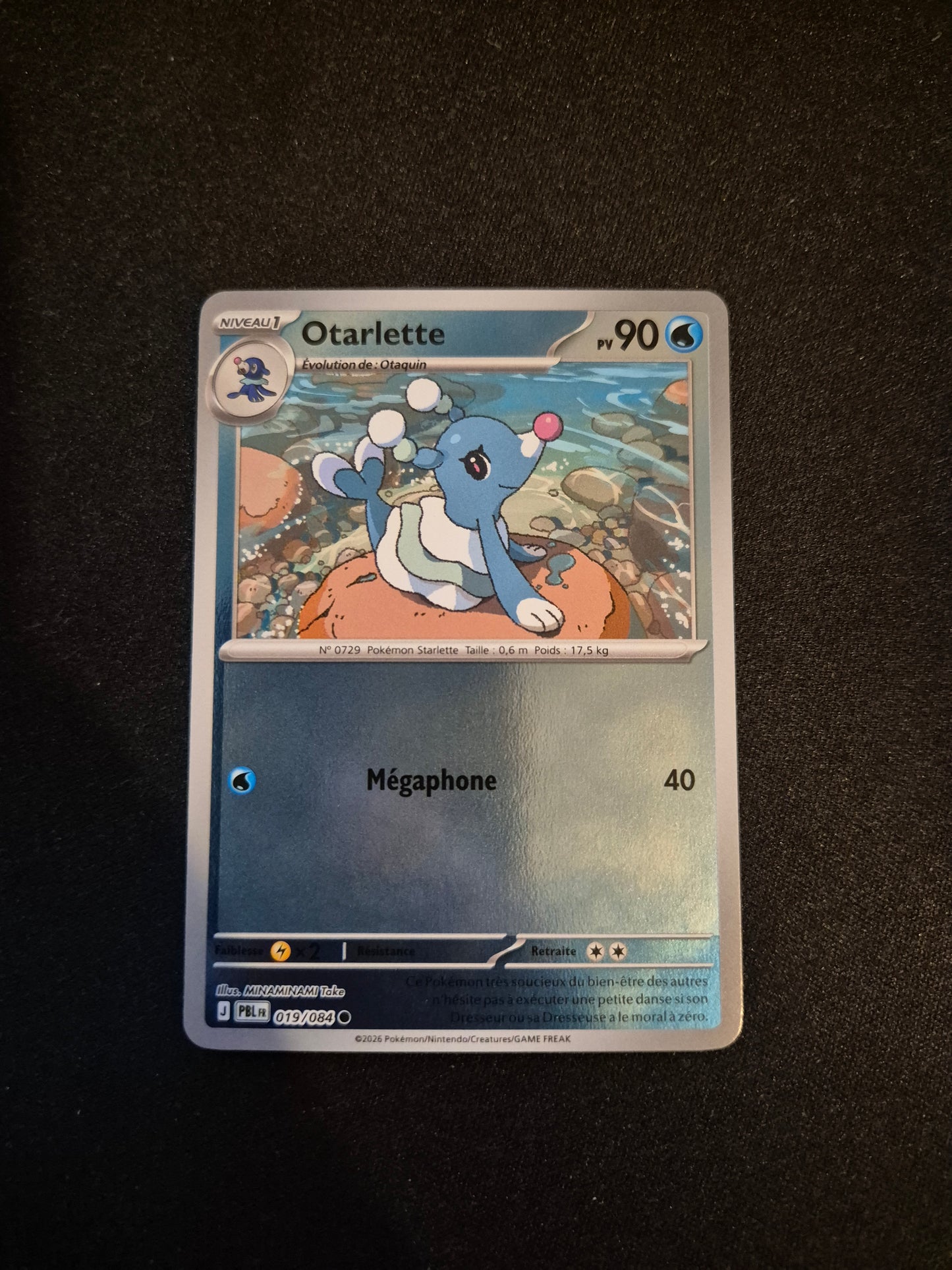 Carte Pokémon Otarlette Reverse 019/084 ME05 Nuit Noire