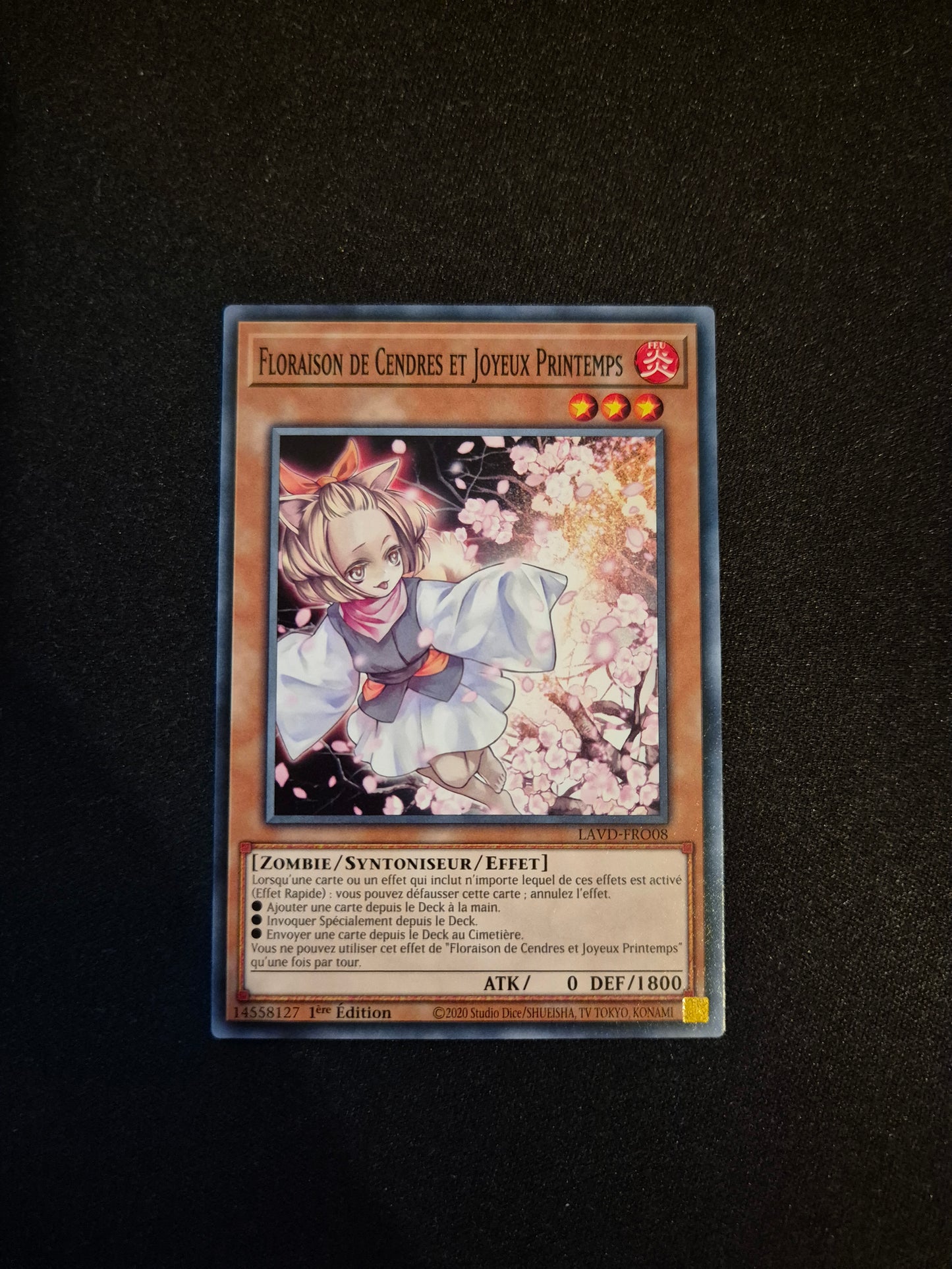 Carte Yu-Gi-Oh! Floraison de Cendres et Joyeux Printemps LAVD-FRO08