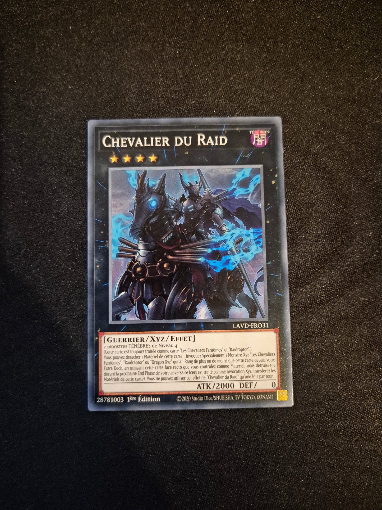 Carte Yu-Gi-Oh! Chevalier du Raid LAVD-FRO31