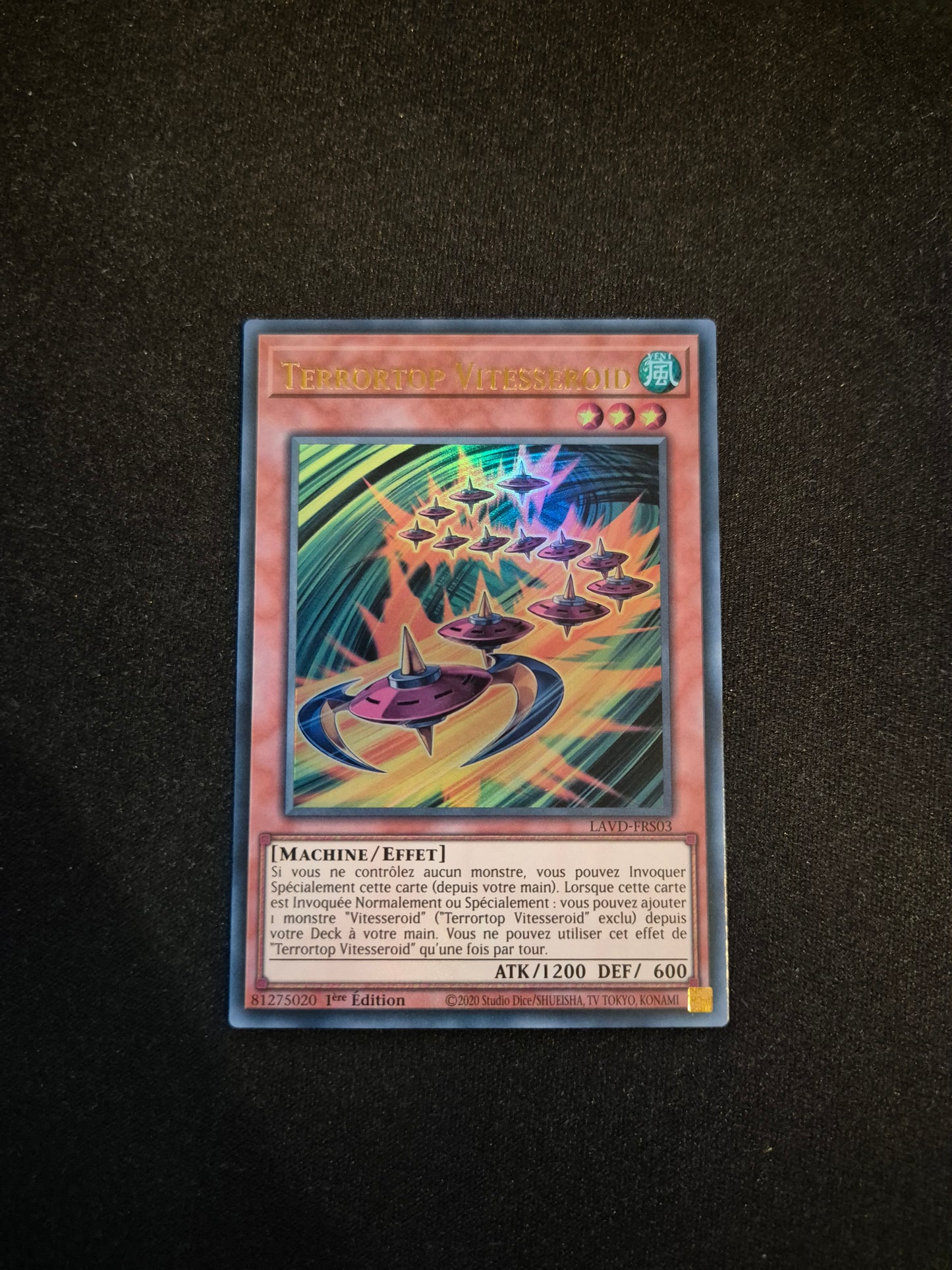 Carte Yu-Gi-Oh! Terrortop Vitesseroid Ultra Rare LAVD-FRS03