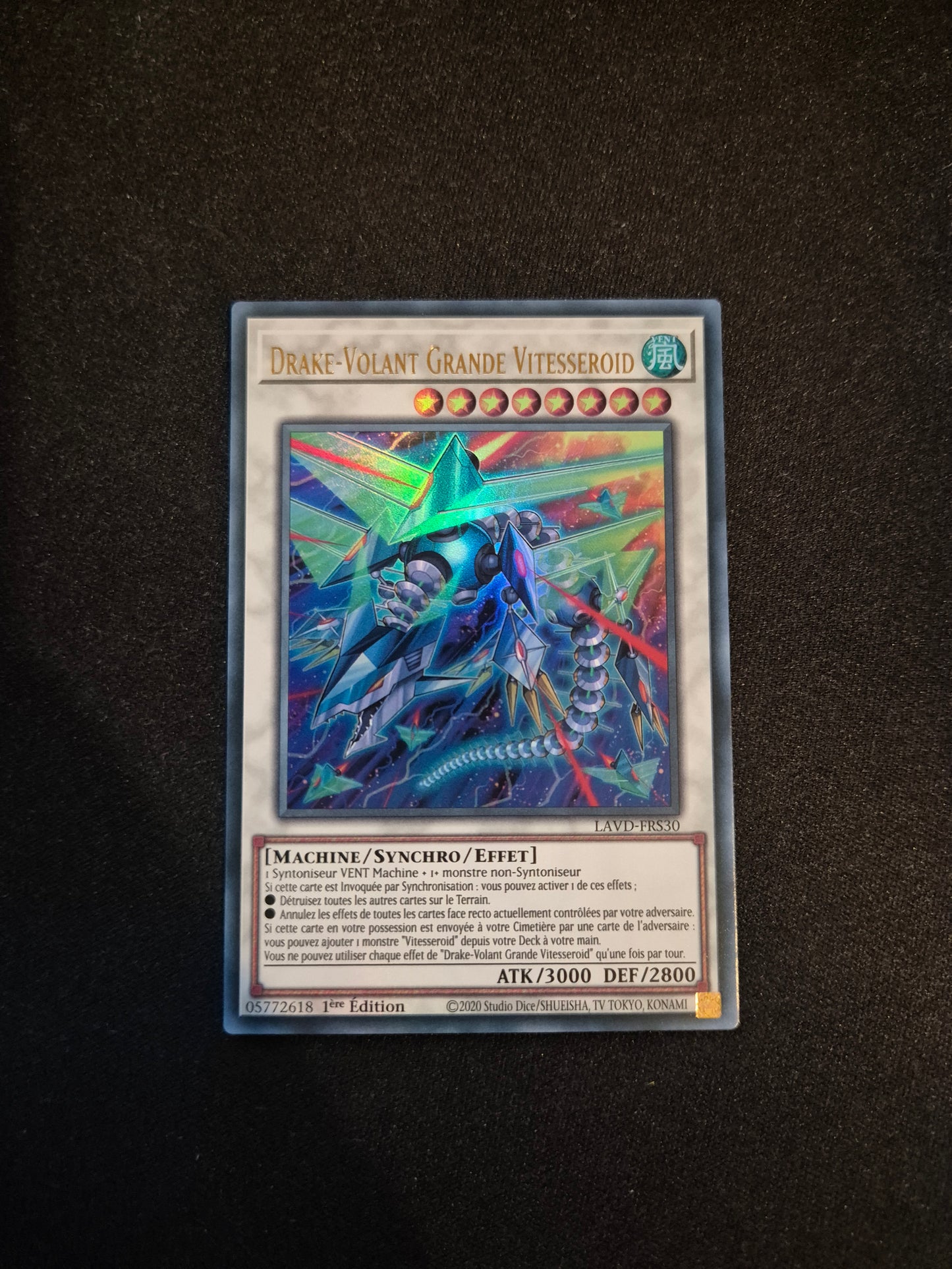 Carte Yu-Gi-Oh! Drake-Volant Grande Vitesseroid Ultra Rare LAVD-FRS30