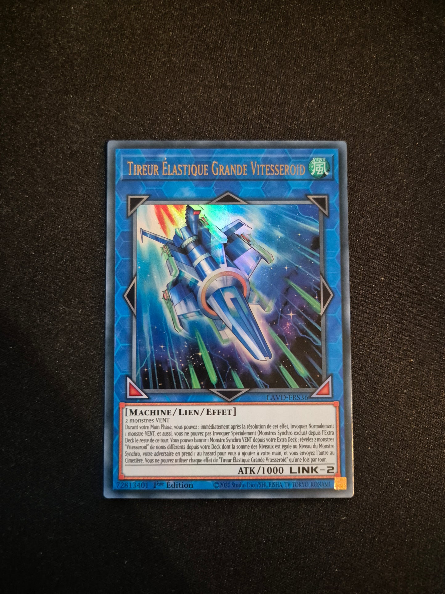 Carte Yu-Gi-Oh! Tireur Elastique Grande Vitesseroid Ultra Rare LAVD-FRS36