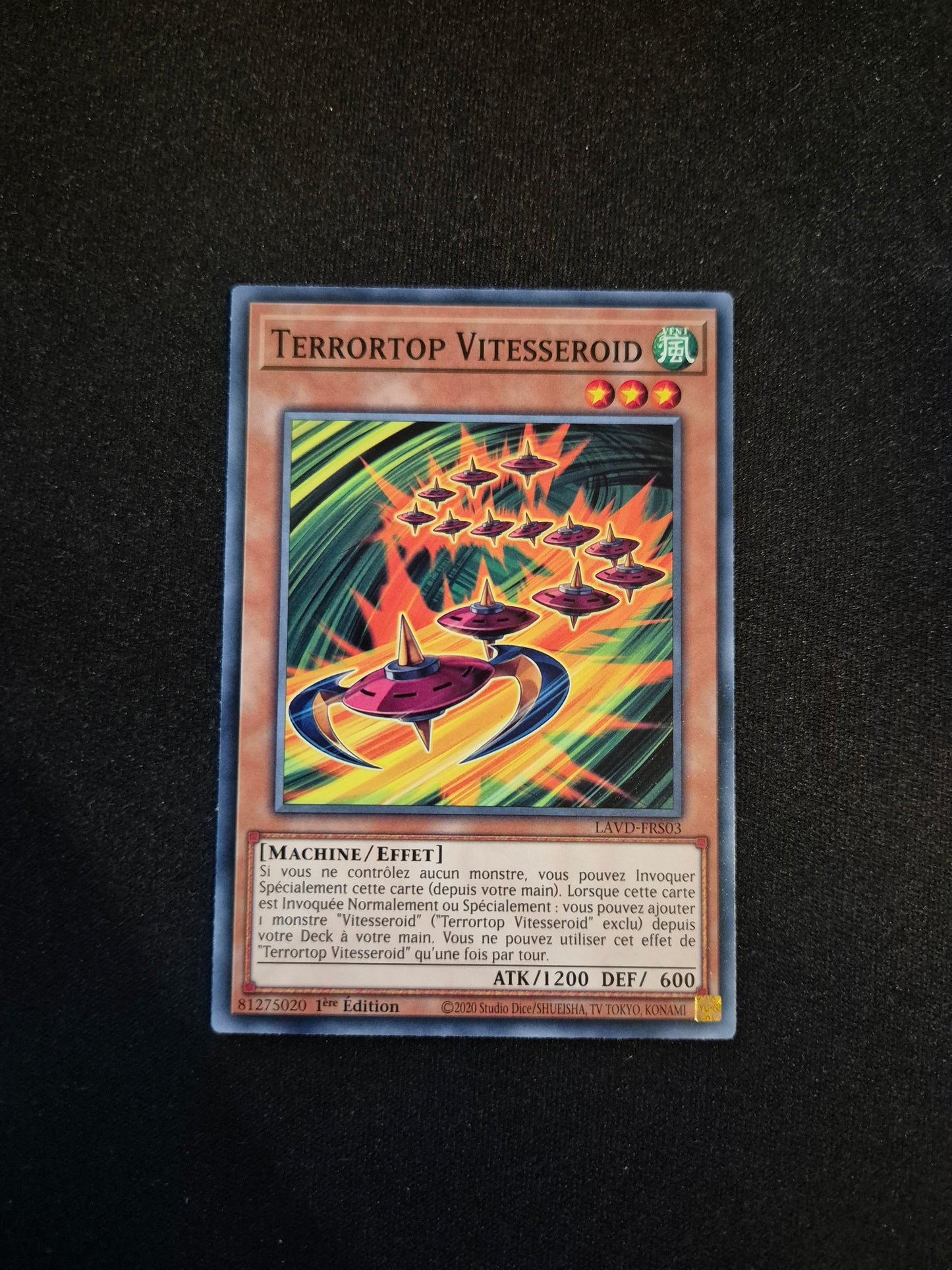 Carte Yu-Gi-Oh! Terrortop Vitesseroid LAVD-FRS03