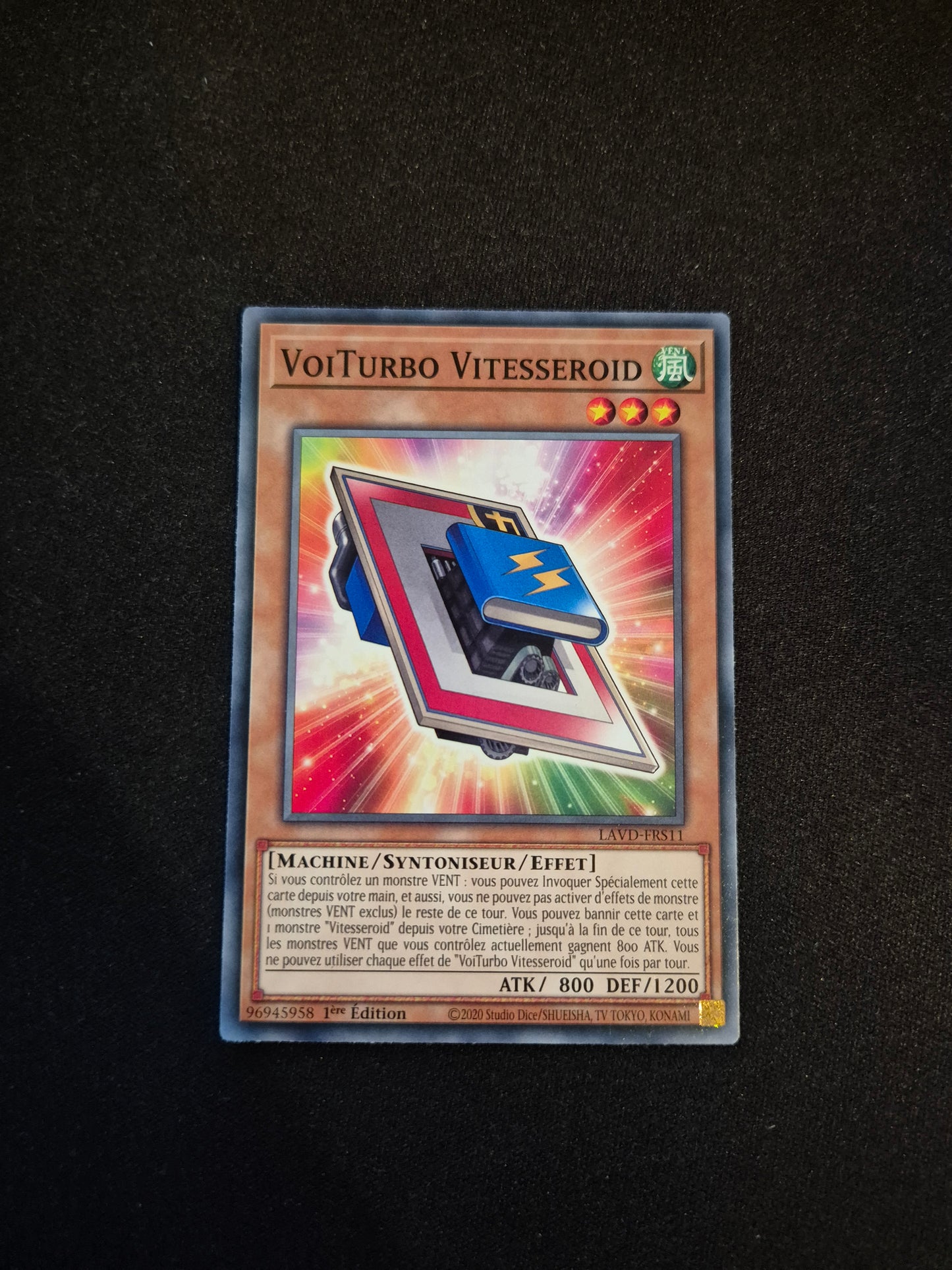 Carte Yu-Gi-Oh! Voiturbo Vitesseroid LAVD-FRS11