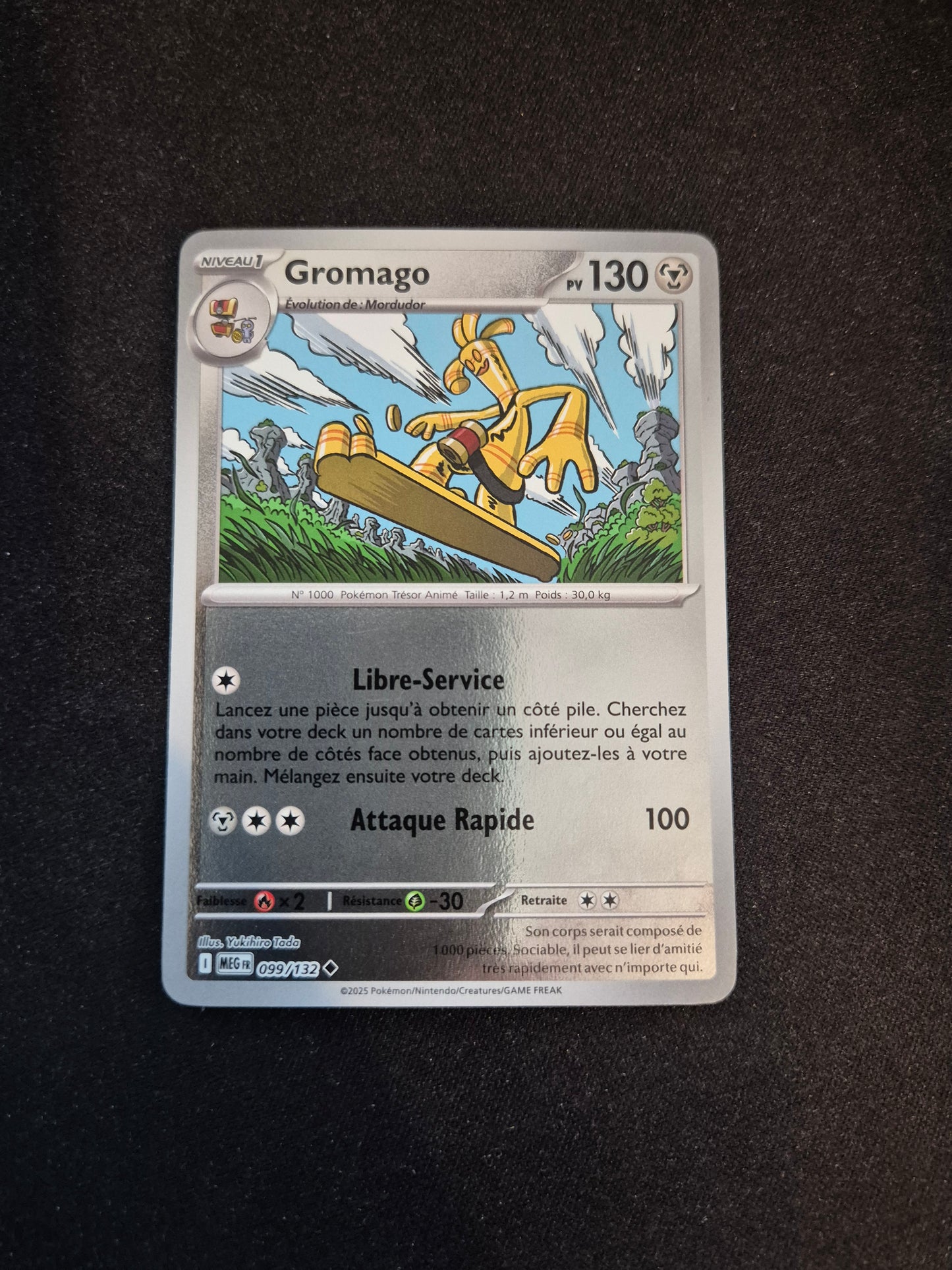 Carte Pokémon Gromago Reverse 099/132 ME01 Méga-Évolution