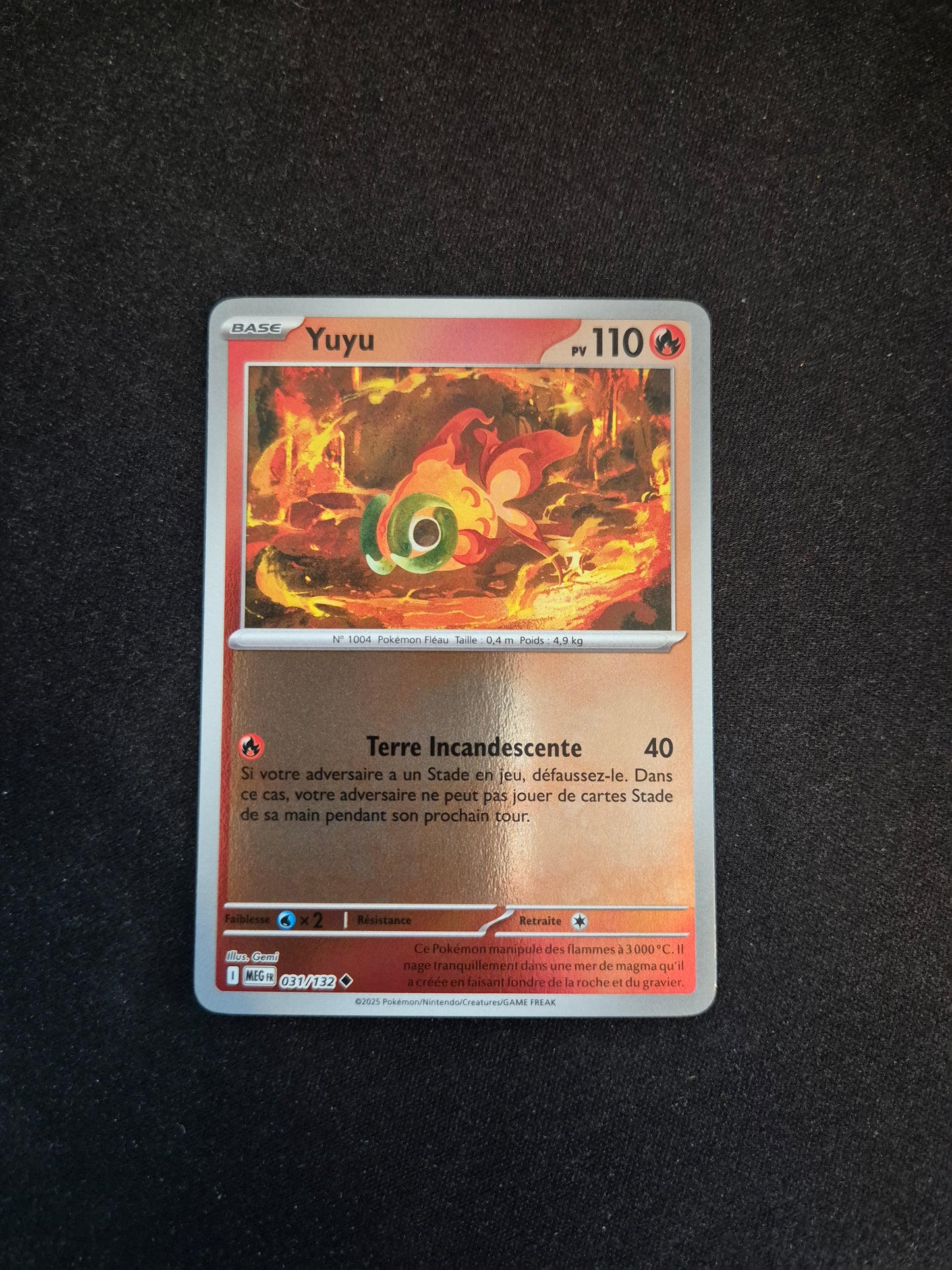 Carte Pokémon Yuyu Reverse 031/132 ME01 Méga-Évolution