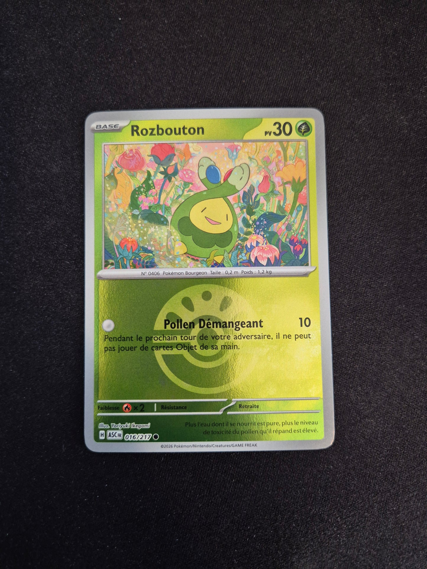 Carte Pokémon Rozbouton Reverse Pokéball 016/217 ME2.5 Héros Transcendants