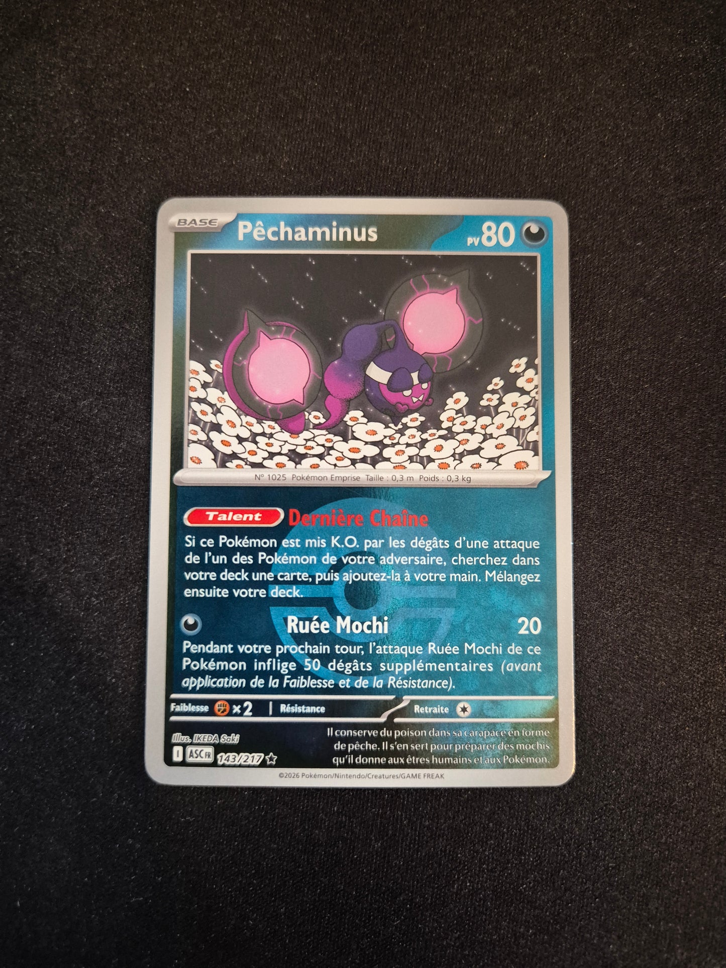 Carte Pokémon Pêchaminus Reverse Pokéball 143/217 ME2.5 Héros Transcendants