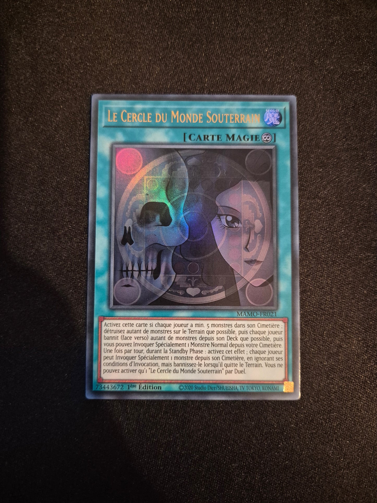 Carte Yu-Gi-Oh! Le Cercle du Monde Souterrain Ultra Rare MAMO-FR021