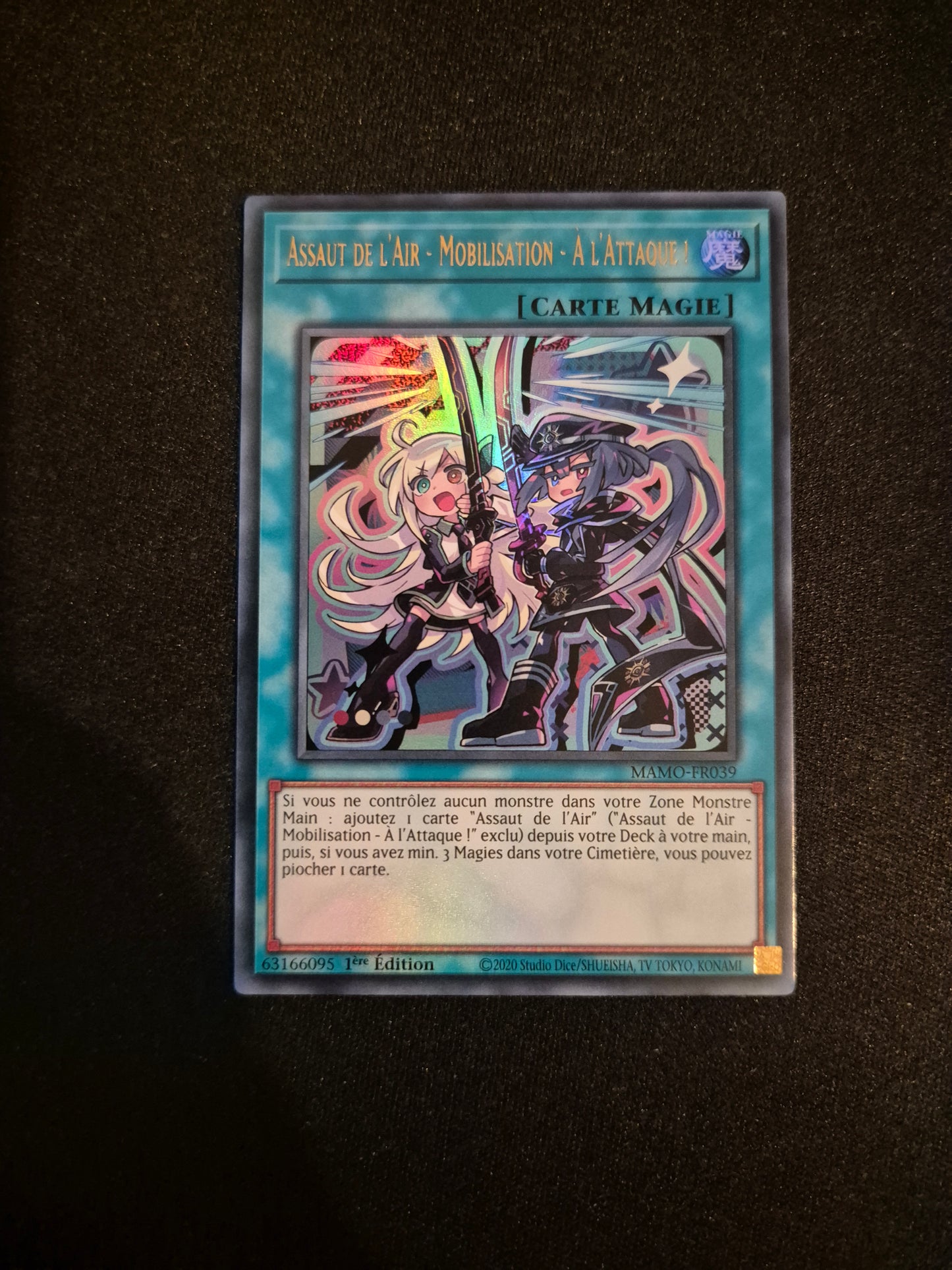Carte Yu-Gi-Oh! Assaut de l'air Mobilisation A l'Attaque Ultra Rare MAMO-FR039