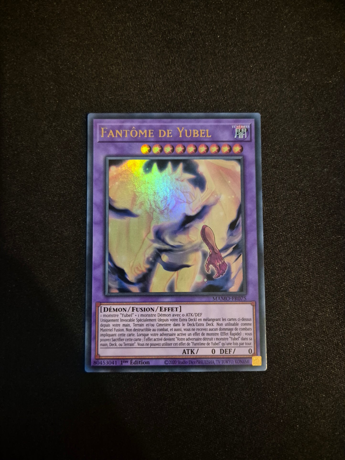 Carte Yu-Gi-Oh! Fantôme de Yubel Ultra Rare MAMO-FR075