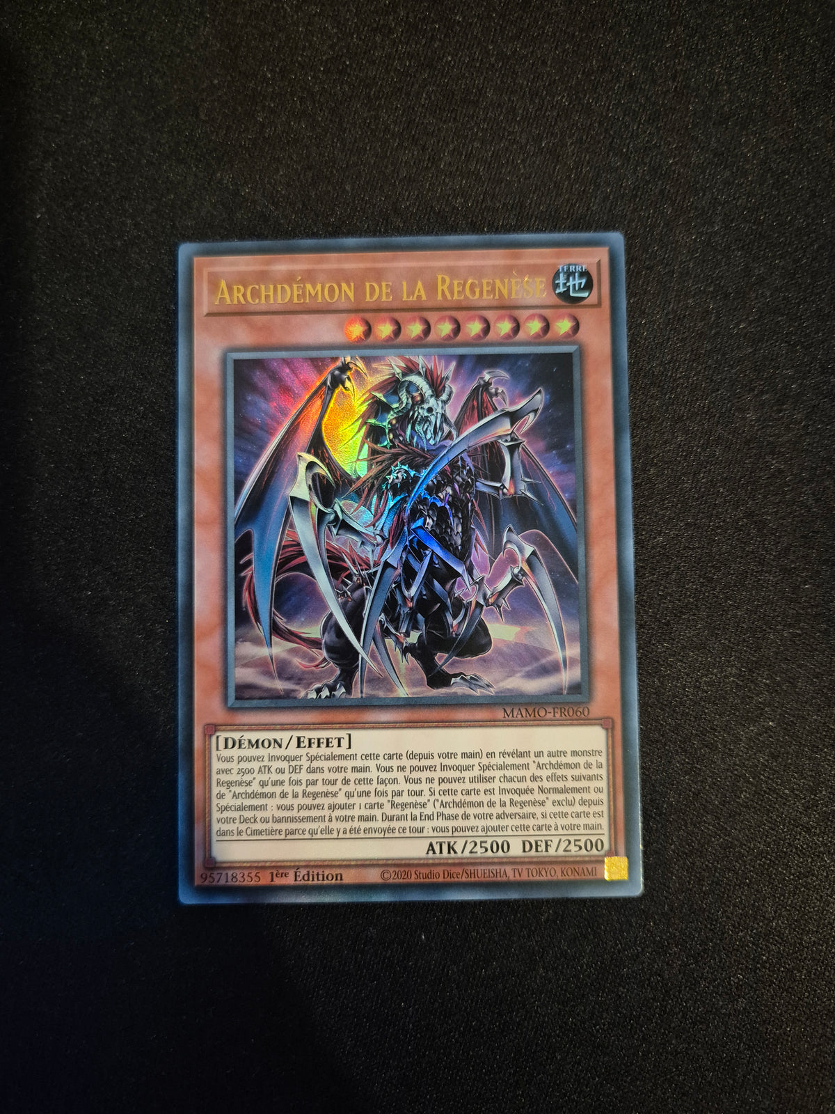 Carte Yu-Gi-Oh! Archdémon de la Regenèse Ultra Rare MAMO-FR060