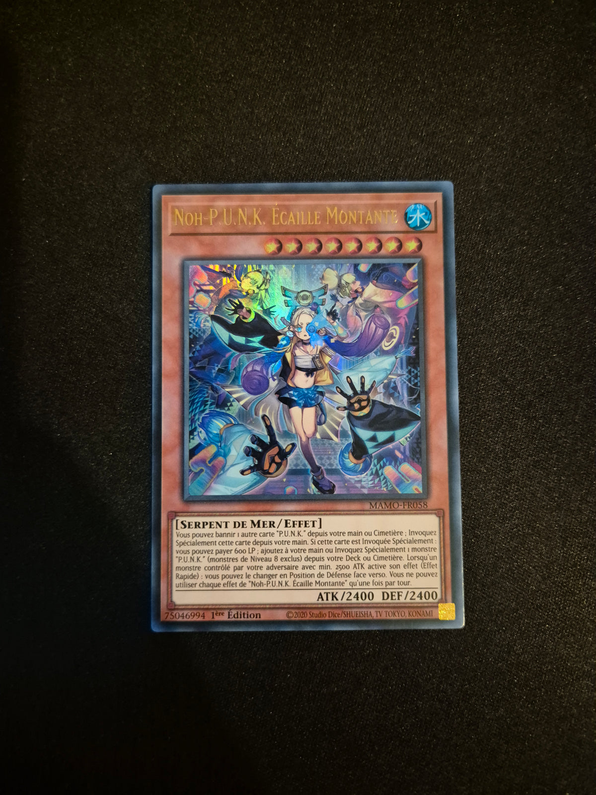 Carte Yu-Gi-Oh! Noh-P.U.N.K. Ecaille Montante Ultra Rare MAMO-FR058