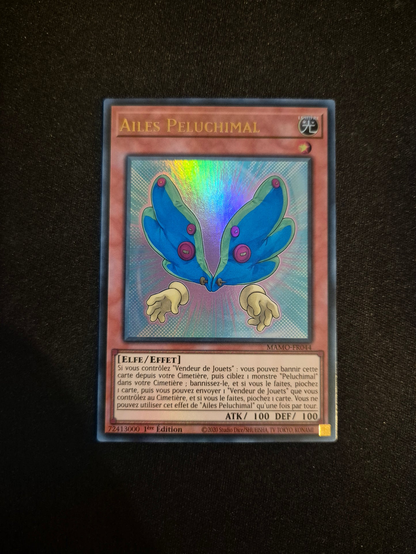 Carte Yu-Gi-Oh! Ailes Peluchimal Ultra Rare MAMO-FR044