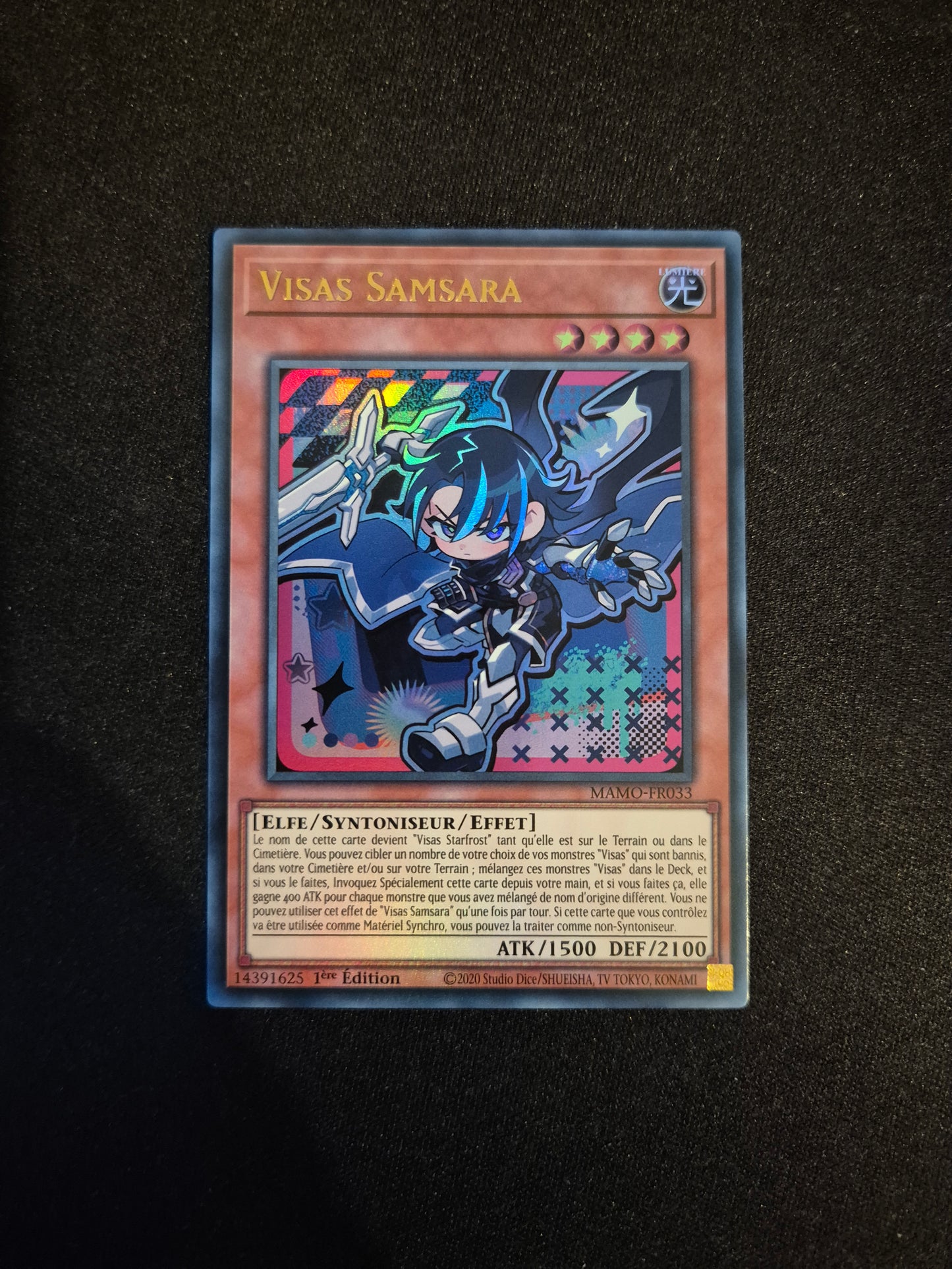 Carte Yu-Gi-Oh! Visas Samsara Ultra Rare MAMO-FR033