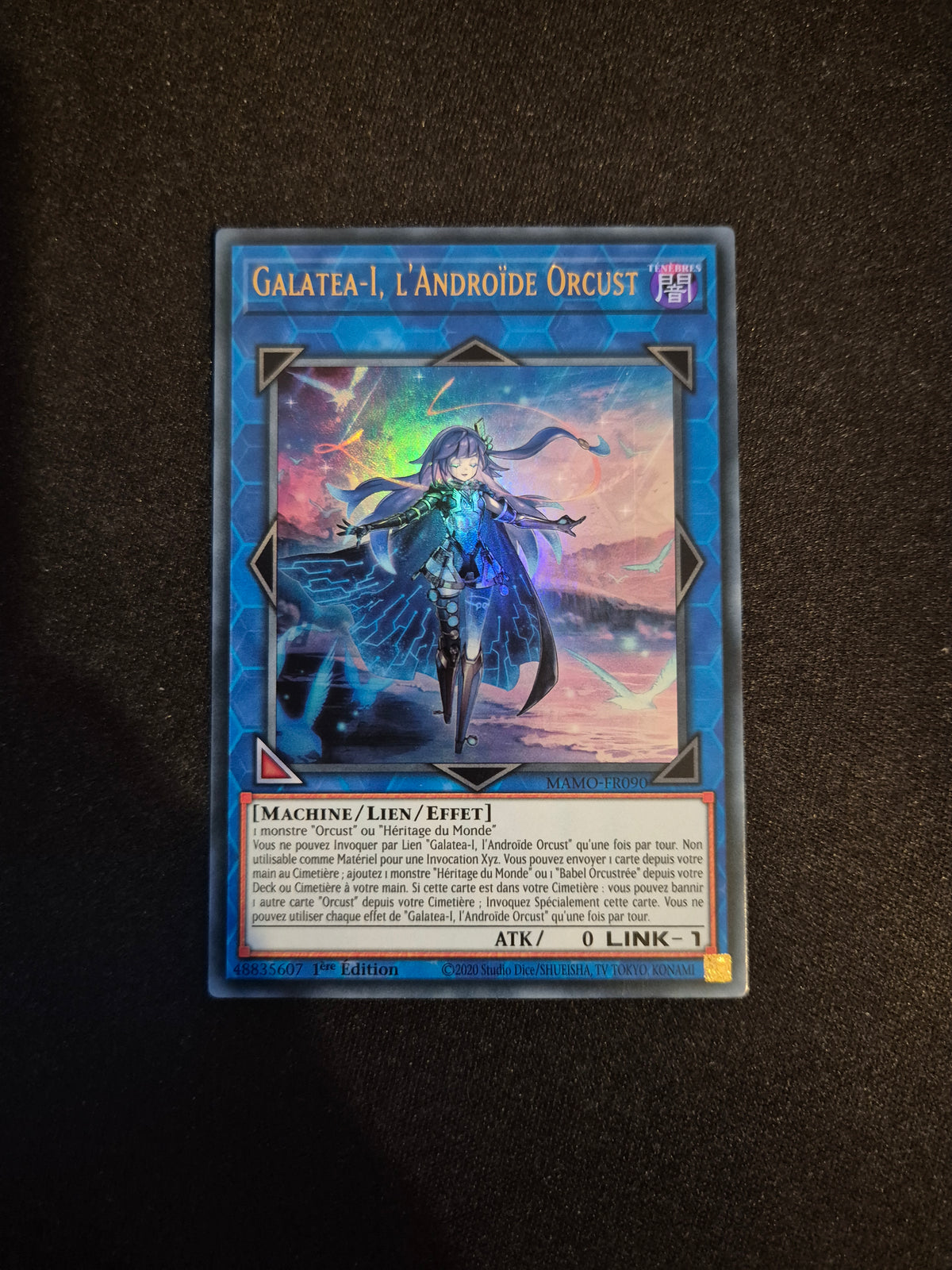 Carte Yu-Gi-Oh! Galatea-I l'Androide Orcust Ultra Rare MAMO-FR090