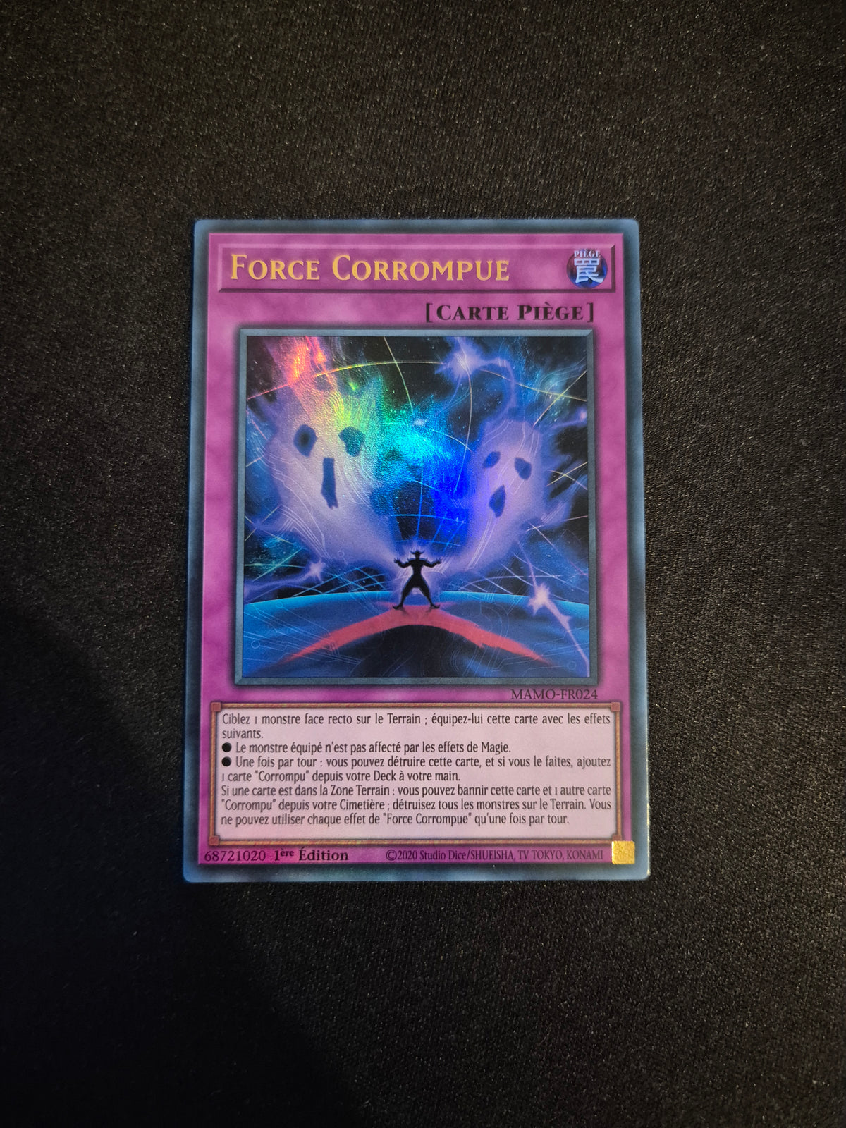 Carte Yu-Gi-Oh! Force Corrompue Ultra Rare MAMO-FR024