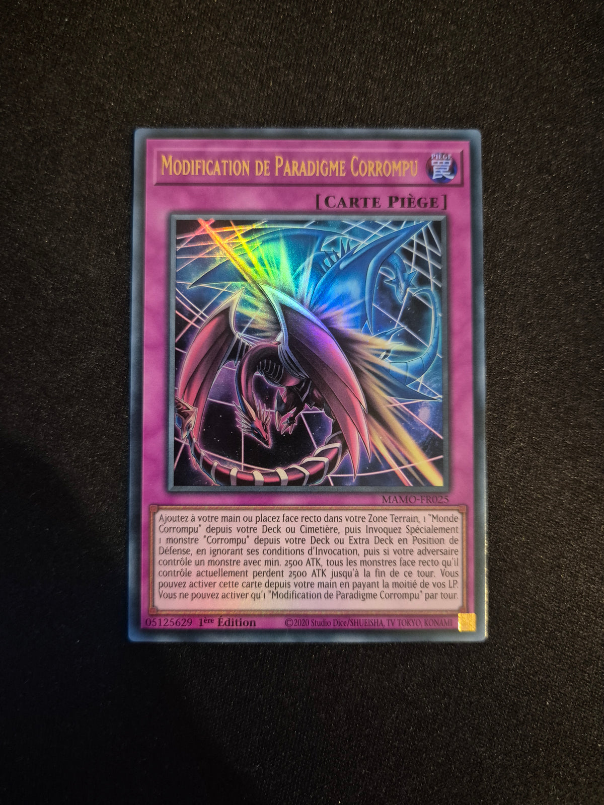 Carte Yu-Gi-Oh! Modification de Paradigme Ultra Rare MAMO-FR025