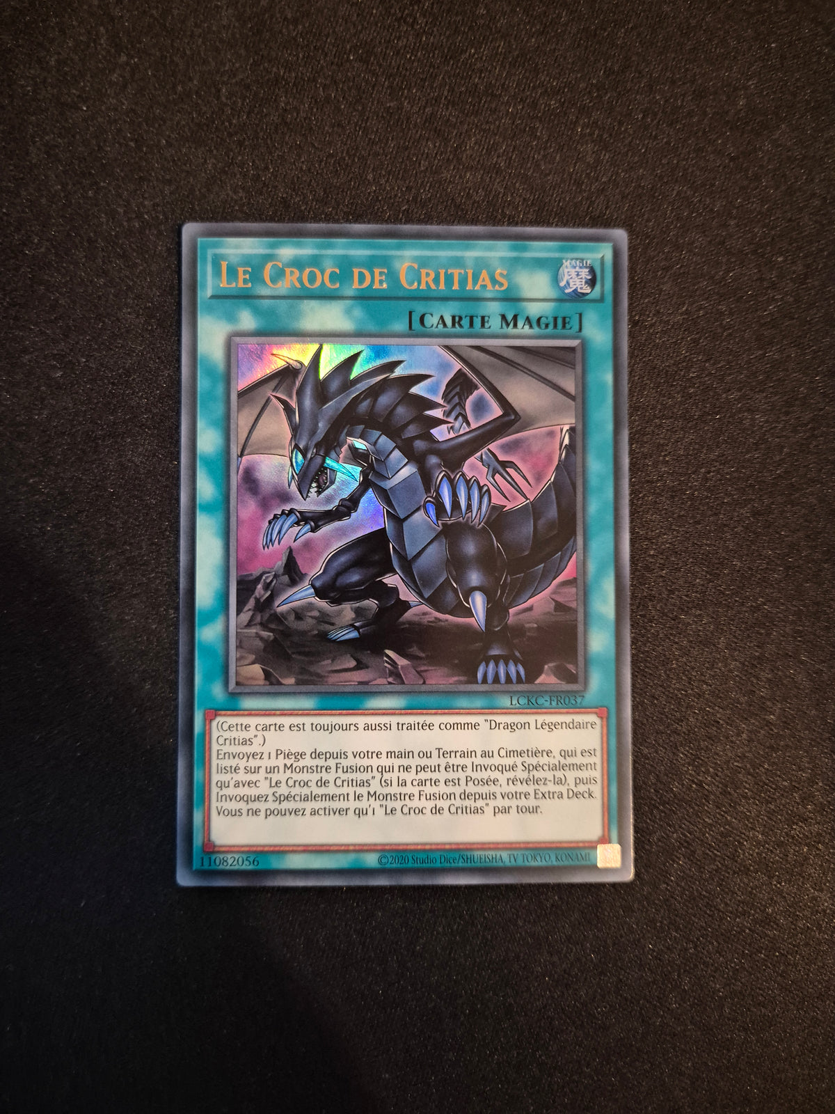 Carte Yu-Gi-Oh! Le Croc de Critias Ultra Rare LCKC-FR037