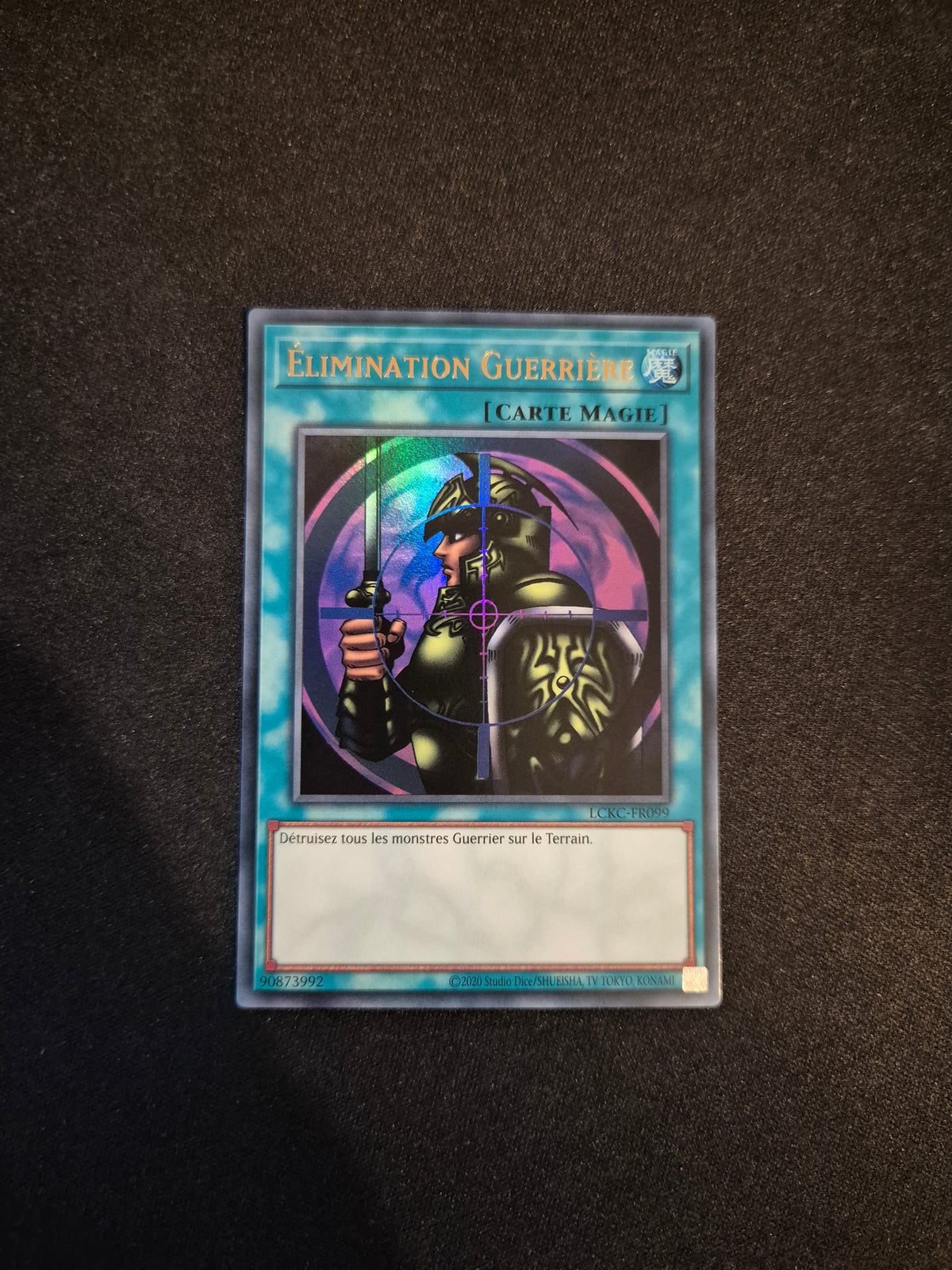 Carte Yu-Gi-Oh! Elimination Guerrière Ultra Rare LCKC-FR099