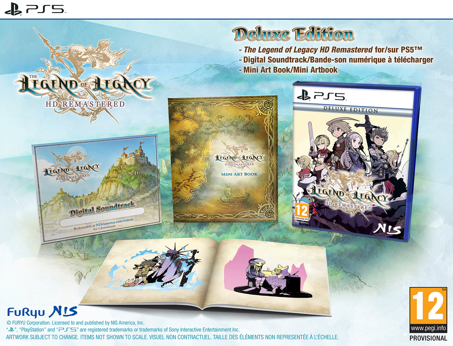 The Legend of Legacy HD Remastered Deluxe Edition Playstation 5