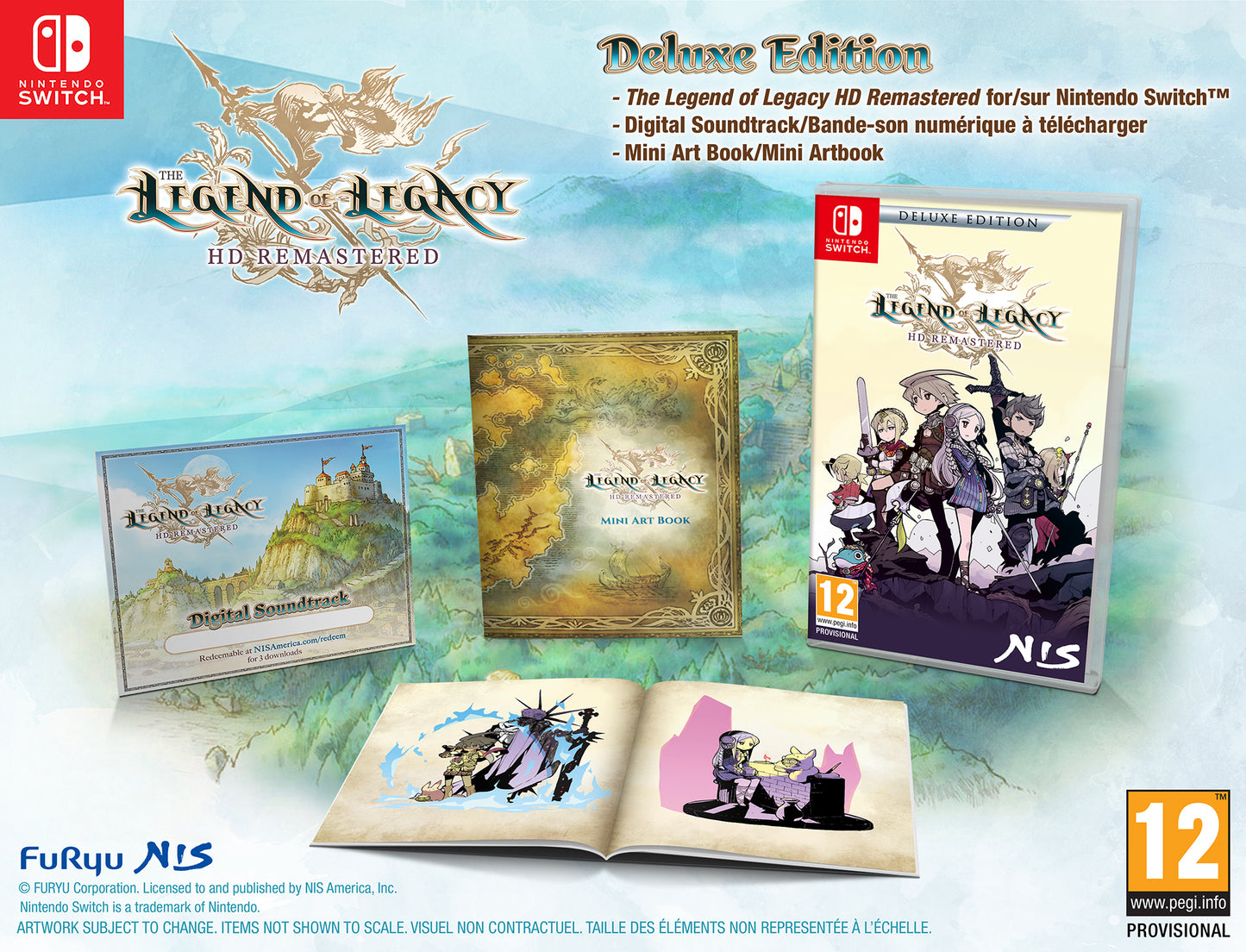 The Legend of Legacy HD Remastered Deluxe Edition Nintendo Switch