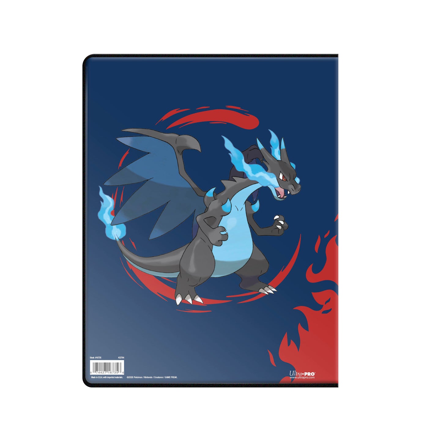 Ultra Pro Pokémon JCC : Portfolio Binder à 9 pochettes Méga-Dracaufeu X et Méga Dracaufeu Y (180 cartes)