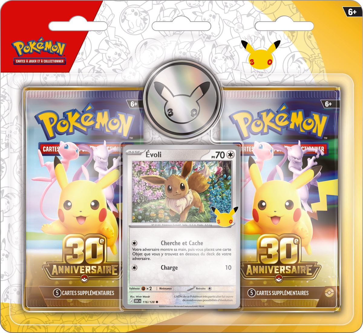 Pokémon JCC : Duo pack 30 ans Évoli - FR