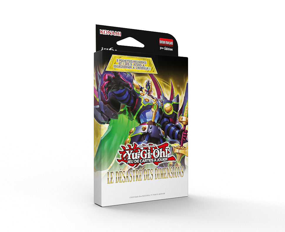 Yu-Gi-Oh! Pack de 3 Boosters Le Désastre des Dimensions FR.