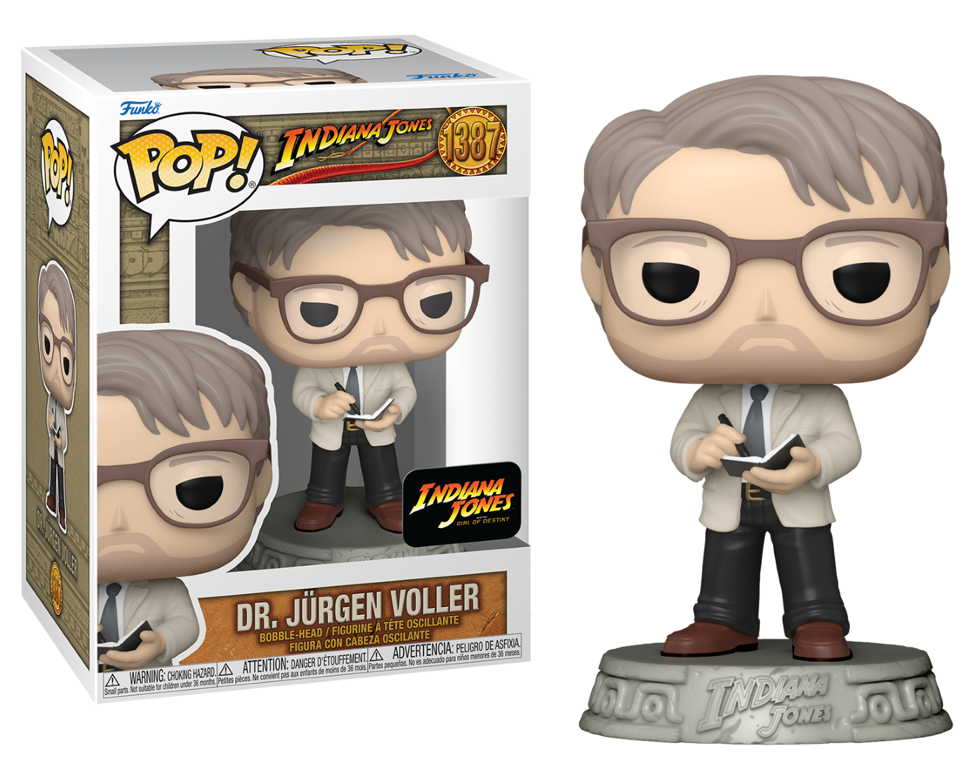 Figurine Funko Pop Indiana Jones 1387 Dr Jurgen Voller