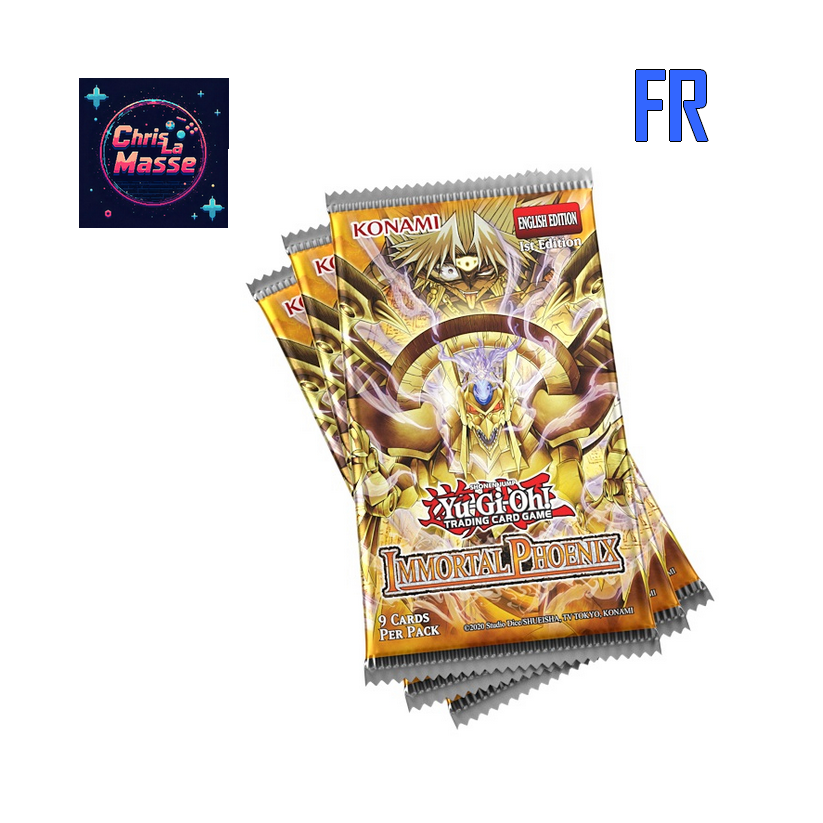 Yu-Gi-Oh! Pack de 3 Boosters (Boite cartonnée) Immortal Phoenix - FR