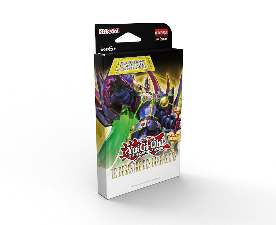 Yu-Gi-Oh! Pack de 3 Boosters Le Désastre des Dimensions FR.