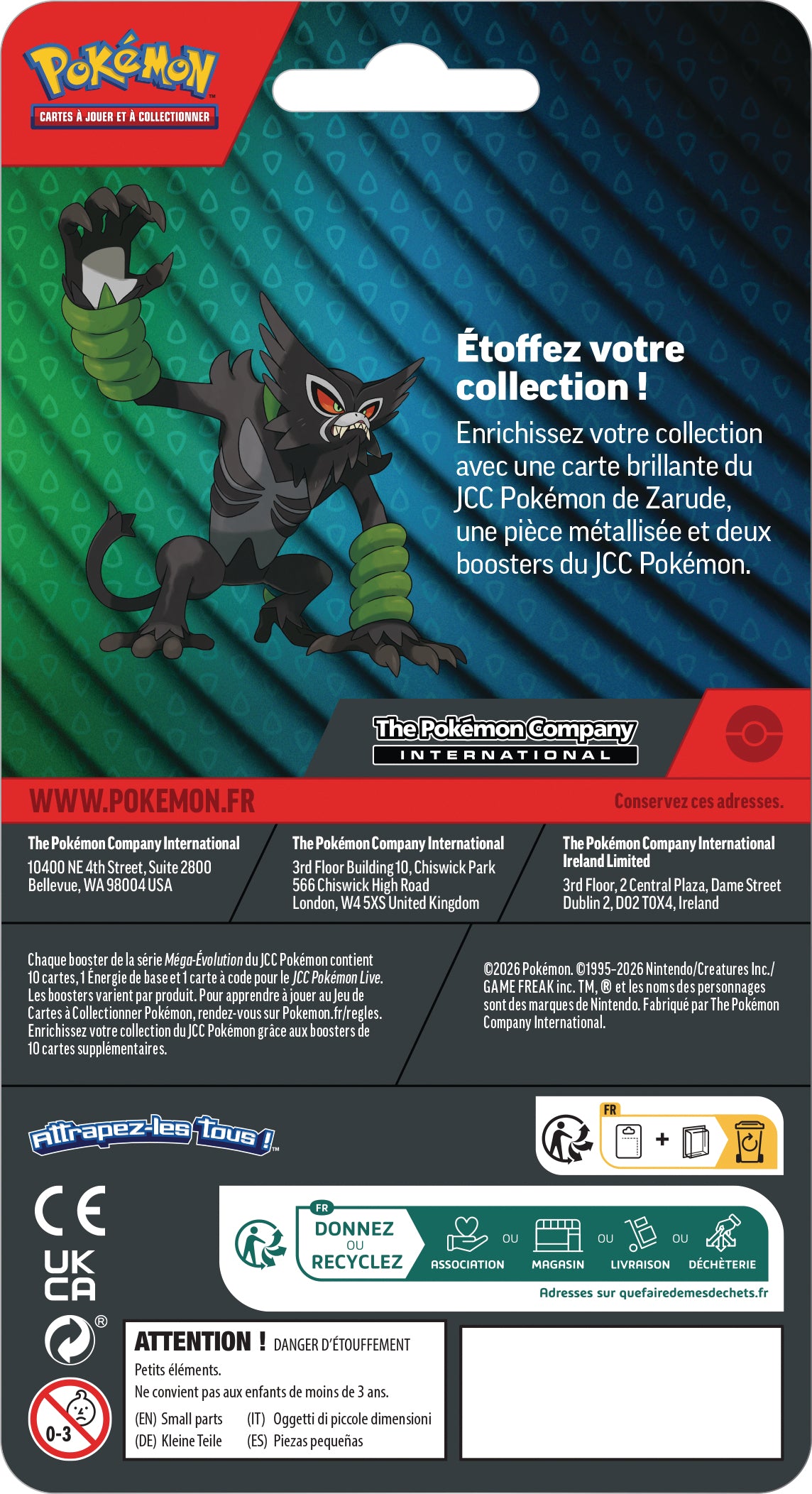 Pokémon JCC : Duo Pack Zarude - FR