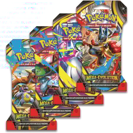 Pokémon JCC Pack de Booster cartonné Méga-Évolution ME01 (1 Booster aléatoire) - FR
