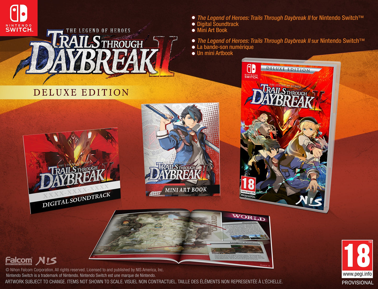 The Legend of Heroes : Trails Through Daybreak 2 Deluxe Edition Nintendo Switch