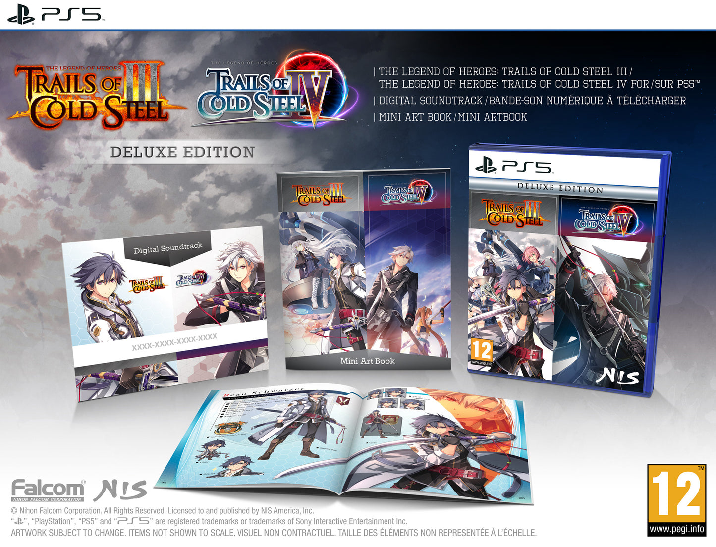 The Legend of Heroes: Trails of Cold Steel III - The Legend of Heroes: Trails of Cold Steel IV - Deluxe Edition Playstation 5